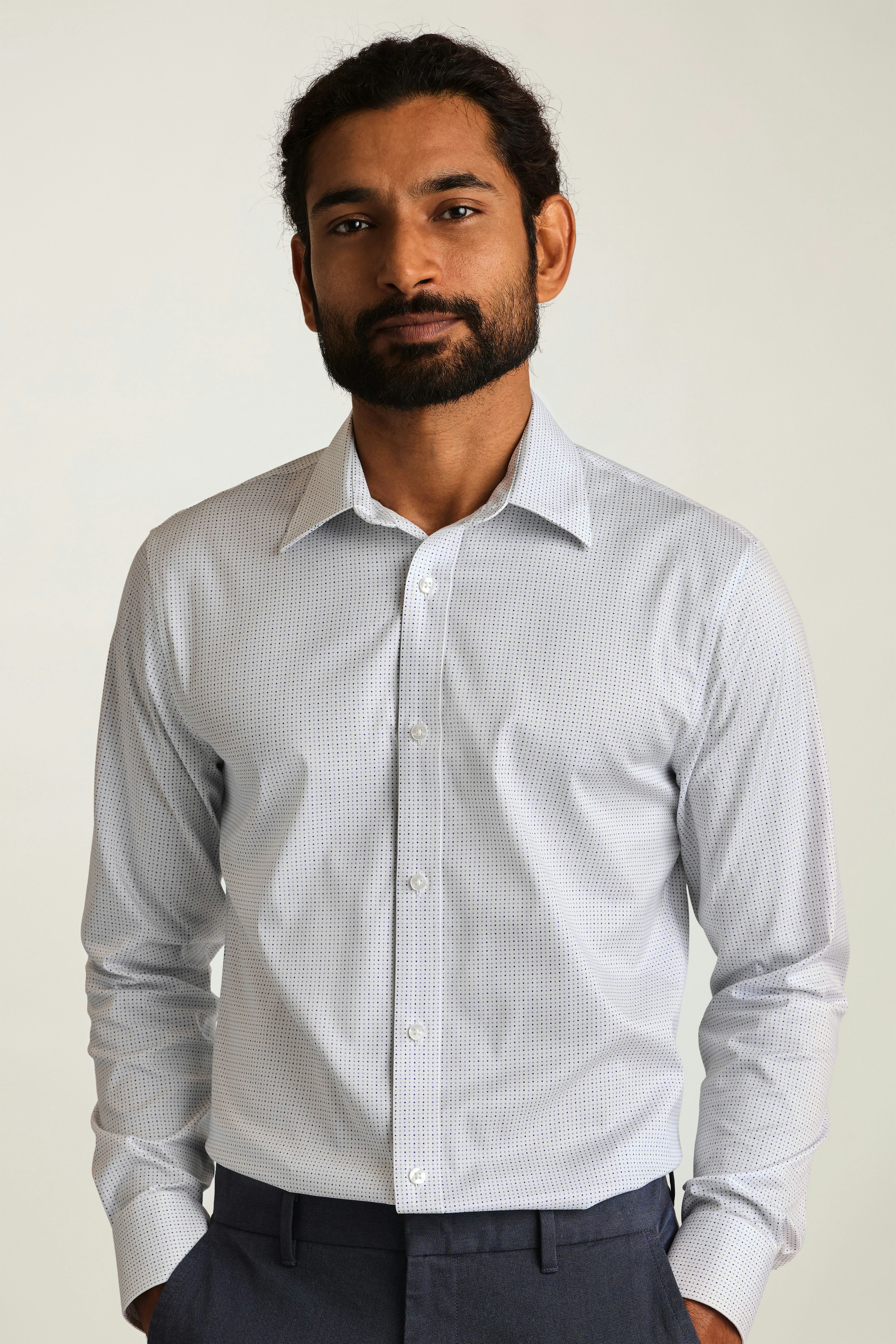Weekday Warrior Dress Shirt multi blue dimitri dot 3 Weekday Warrior Dress Shirt multi blue dimitri dot