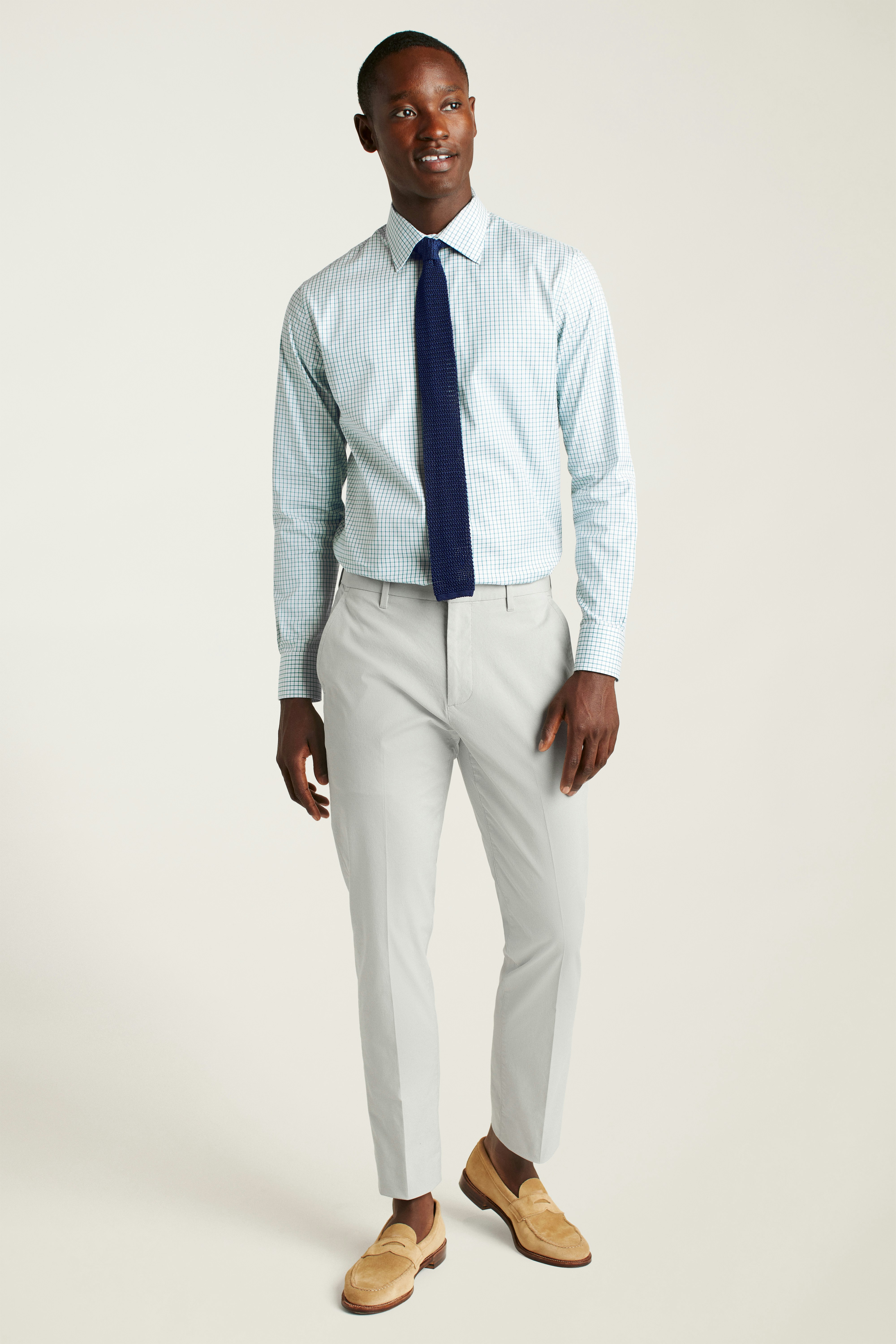 Weekday Warrior Dress Shirt dusty teal birch tattersal