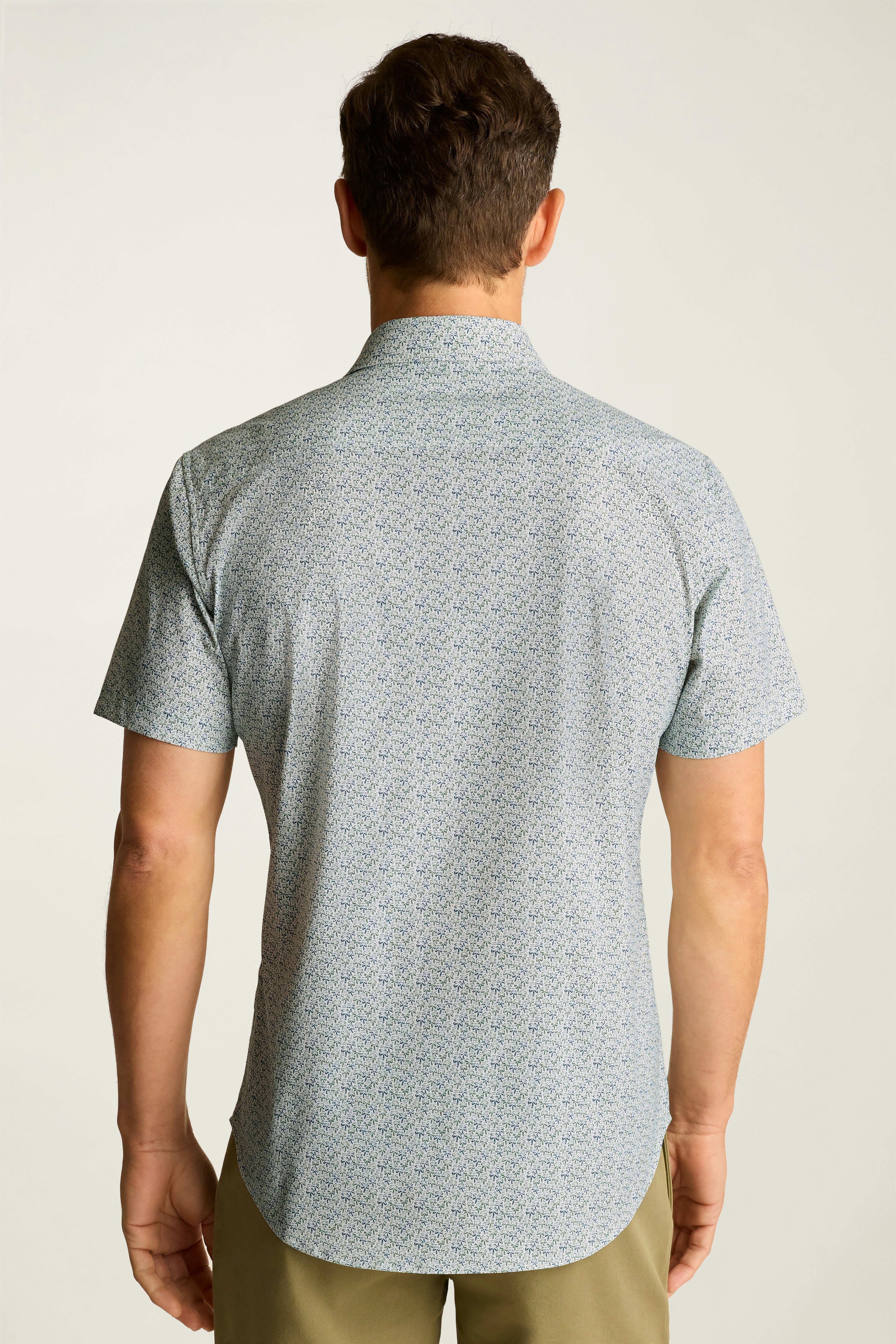 Tech Short Sleeve Shirt multi micro palms 4 Tech Short Sleeve Shirt multi micro palms