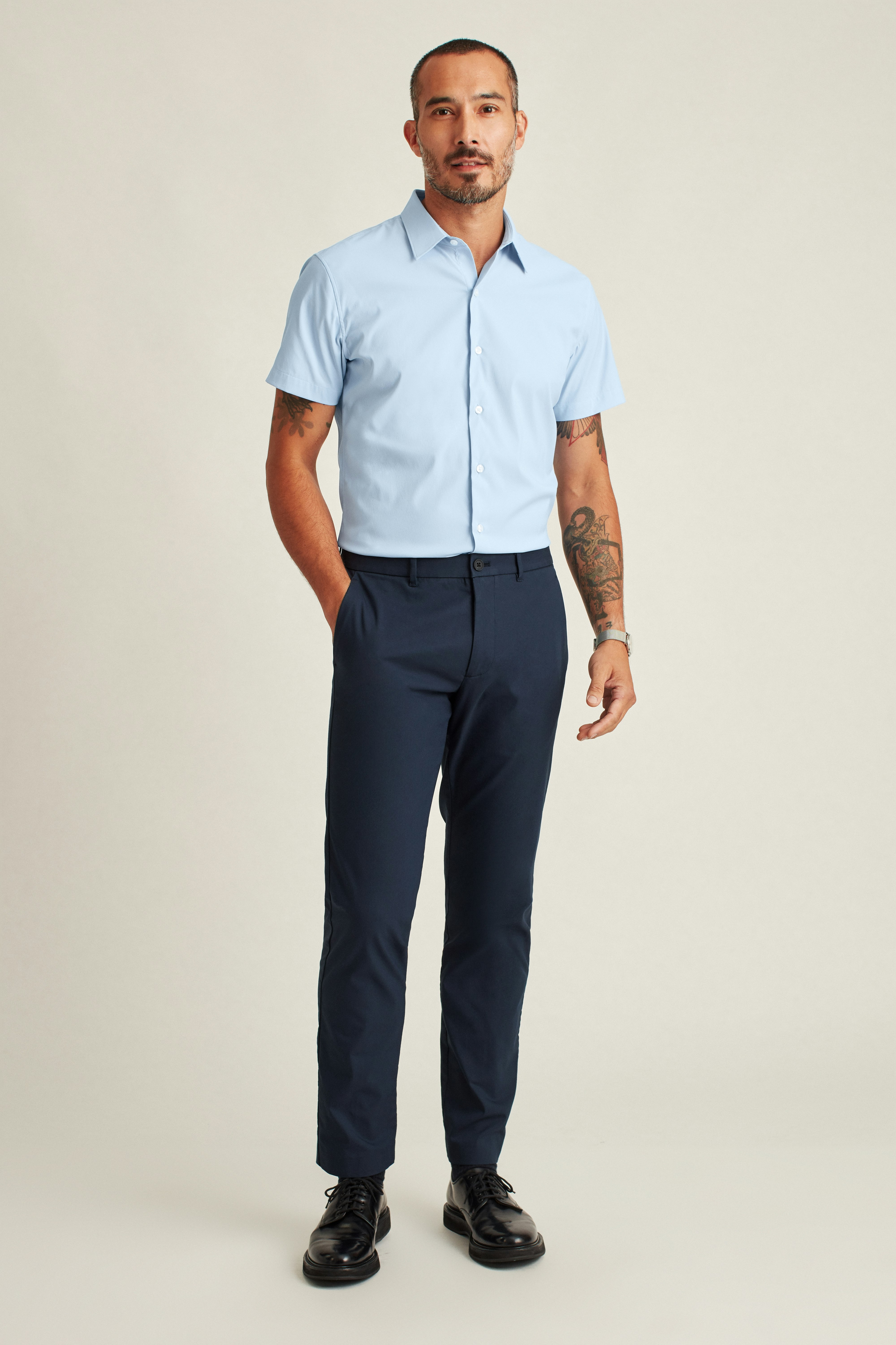 Tech Short Sleeve Shirt blue