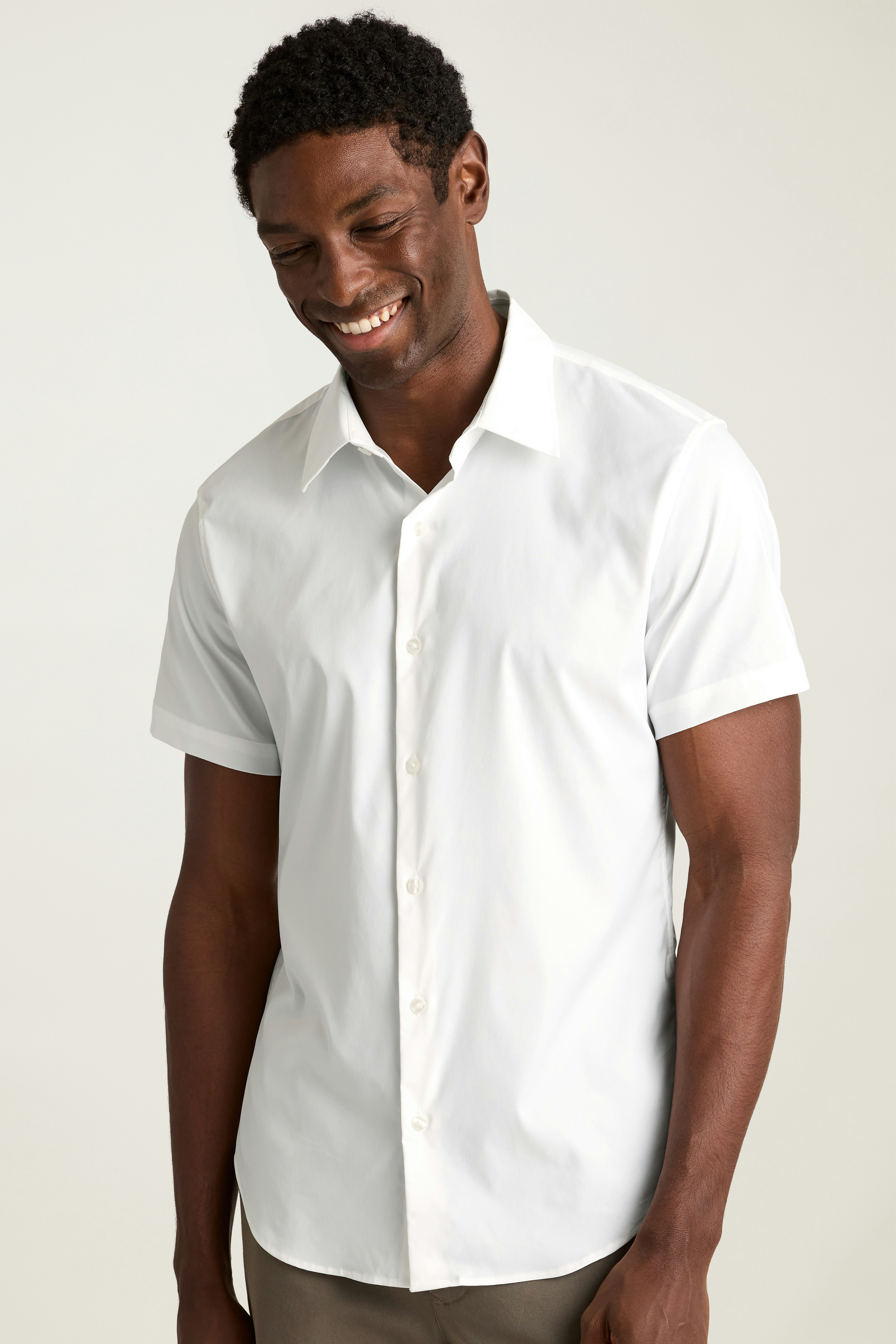Tech Short Sleeve Shirt white 3 Tech Short Sleeve Shirt white