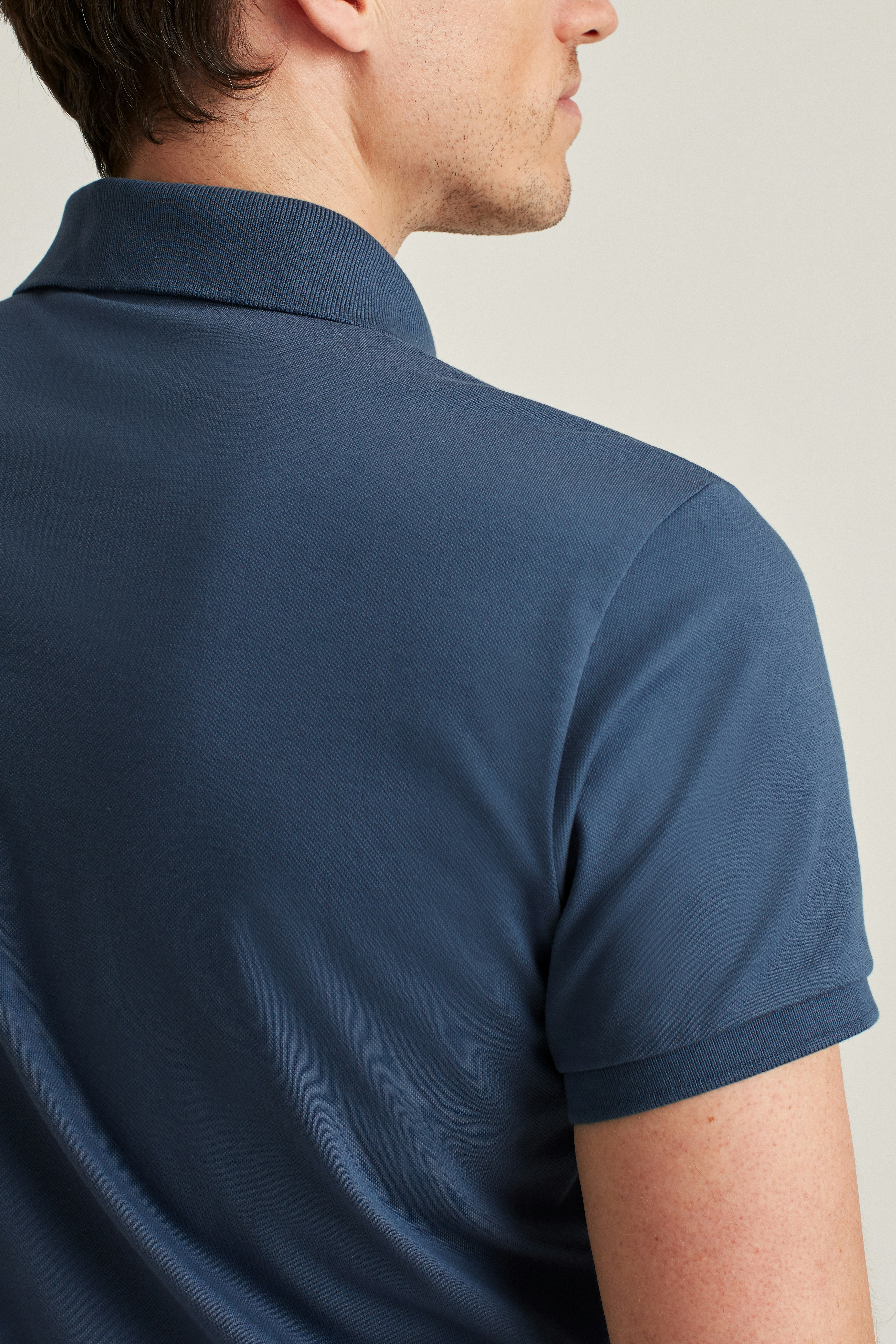 Stretch Pique Polo bright navy