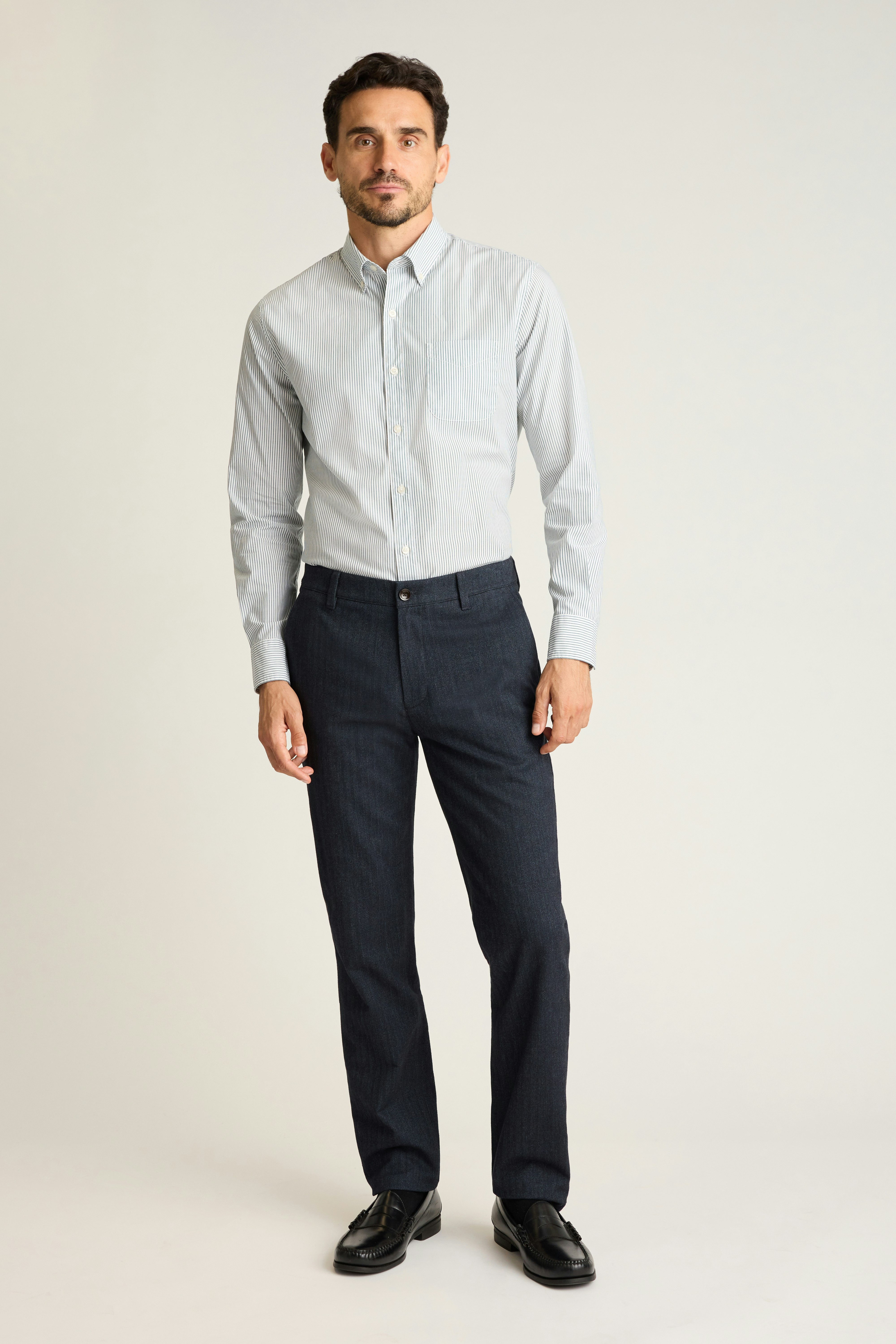 Everyday Shirt teal lyons stripe