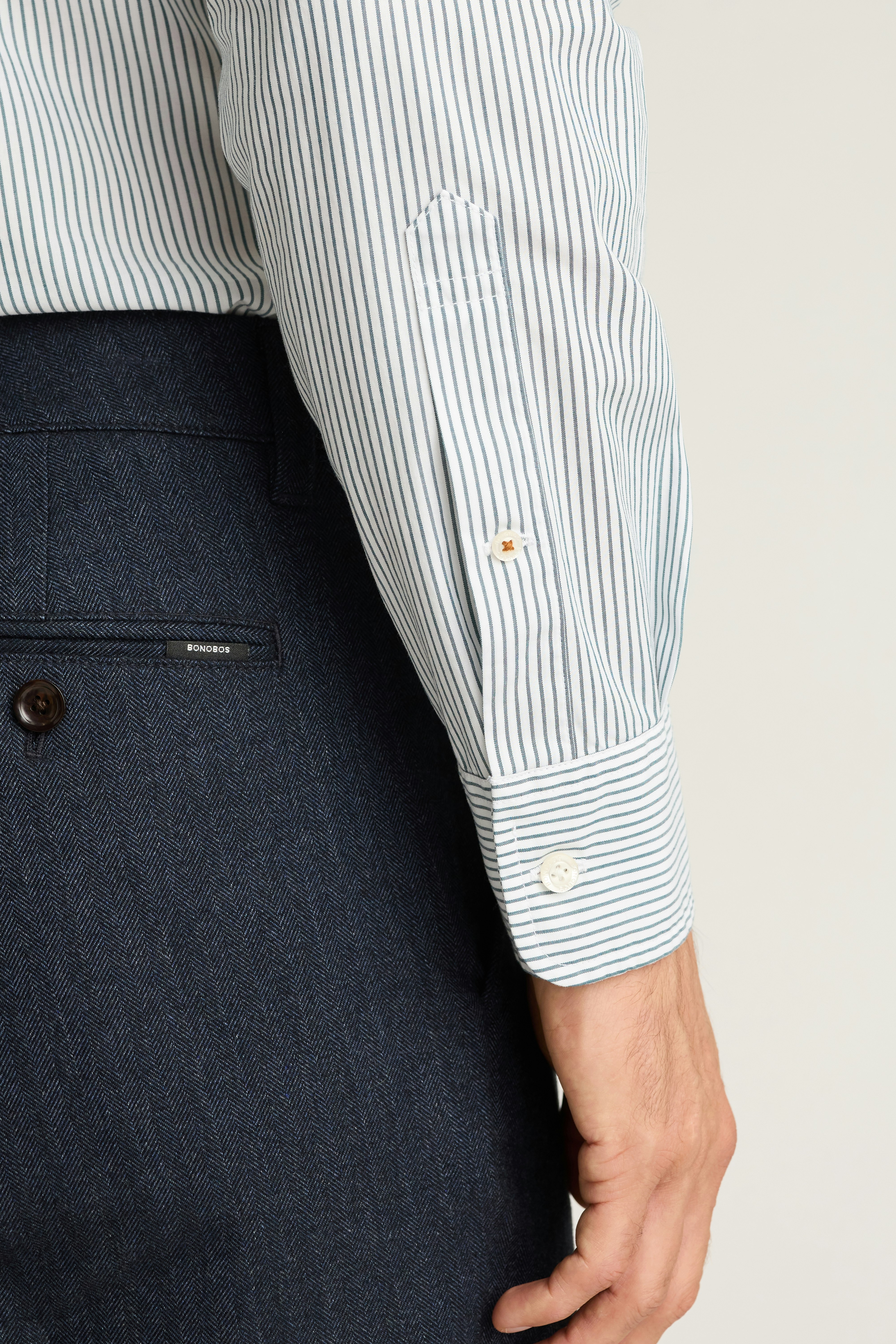 Everyday Shirt teal lyons stripe