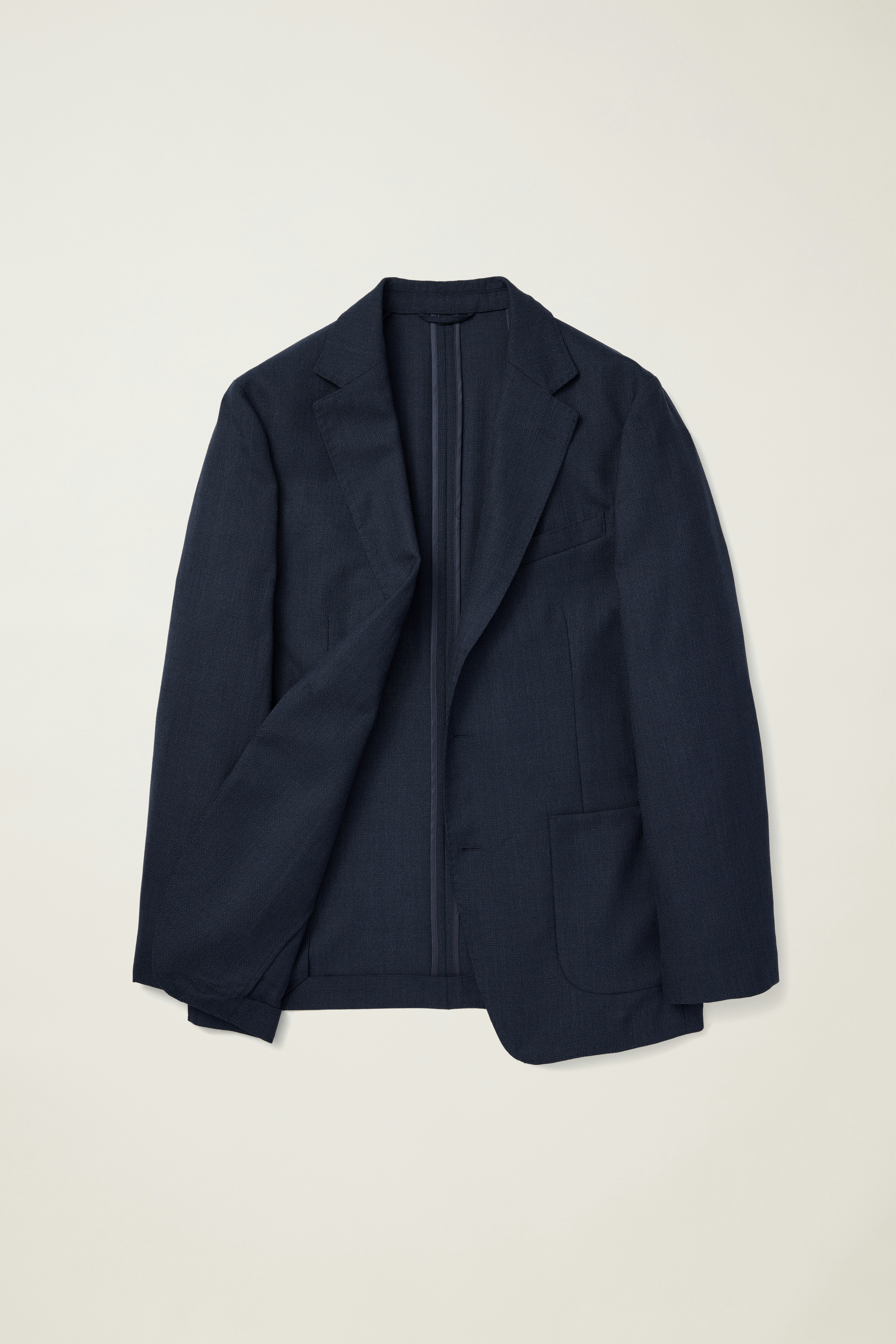 Jetsetter Unconstructed Italian Wool Blazer bright navy