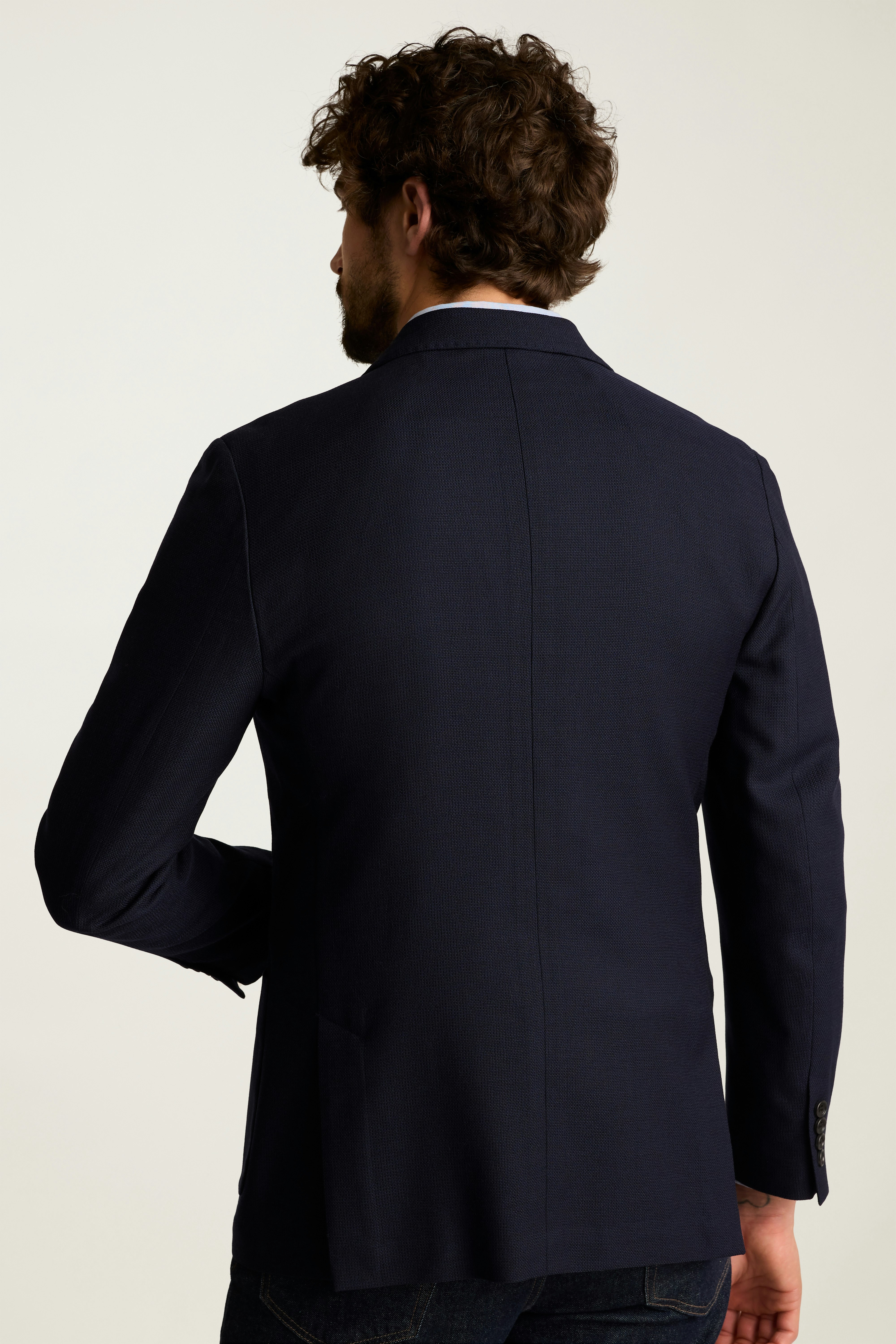 Jetsetter Unconstructed Italian Wool Blazer navy 4 Jetsetter Unconstructed Italian Wool Blazer navy