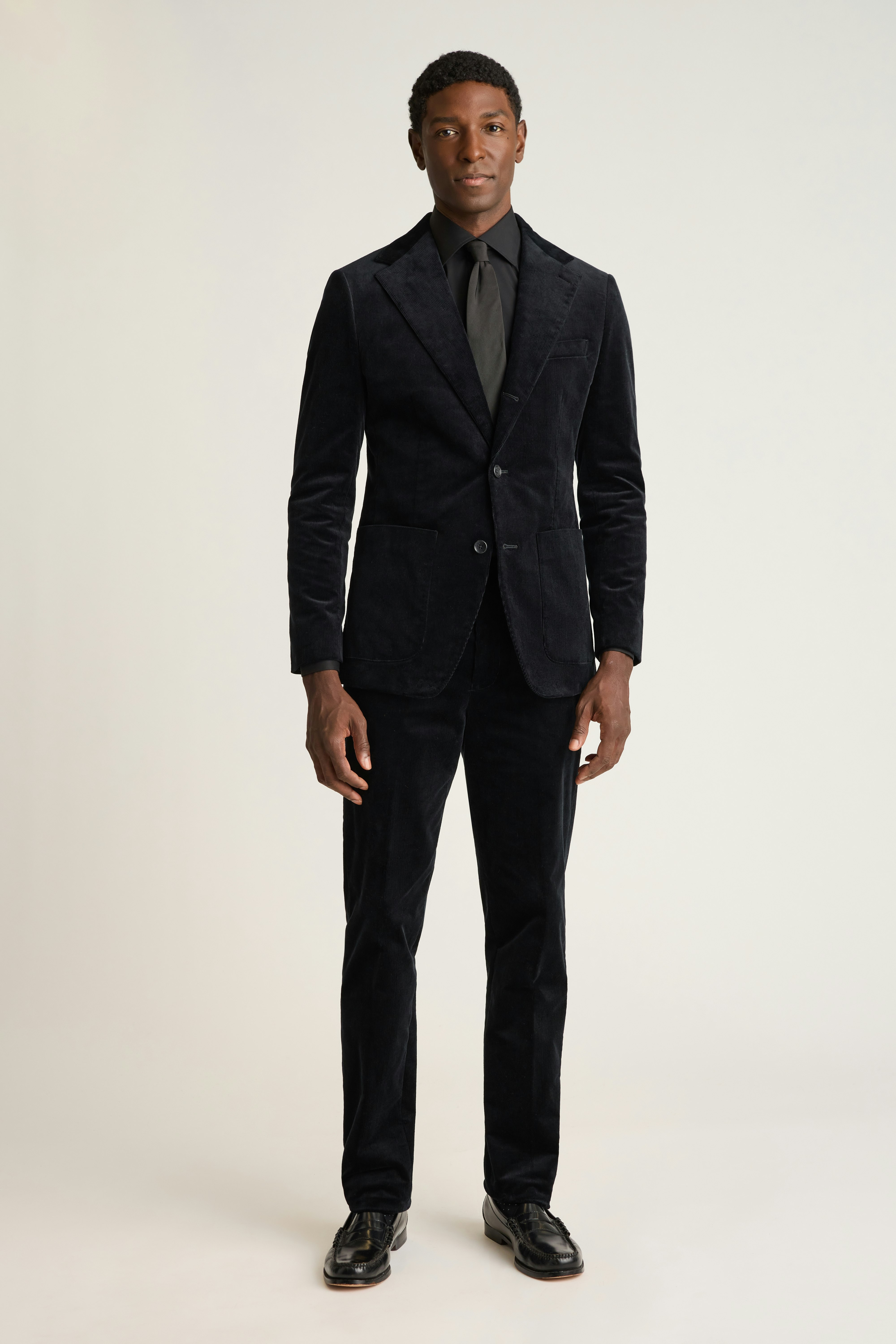 Jetsetter Italian Corduroy Blazer black