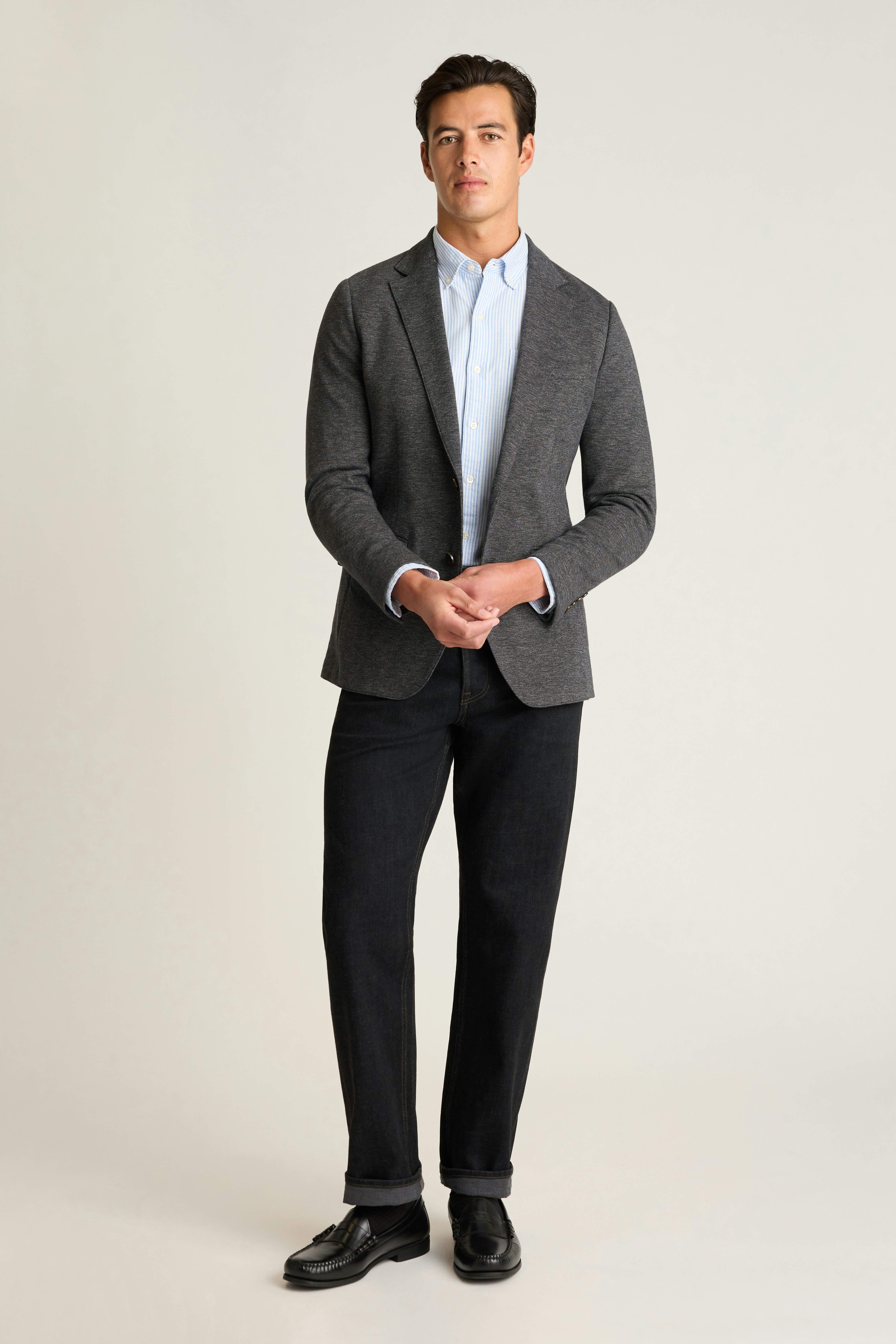 Jetsetter Knit Blazer charcoal