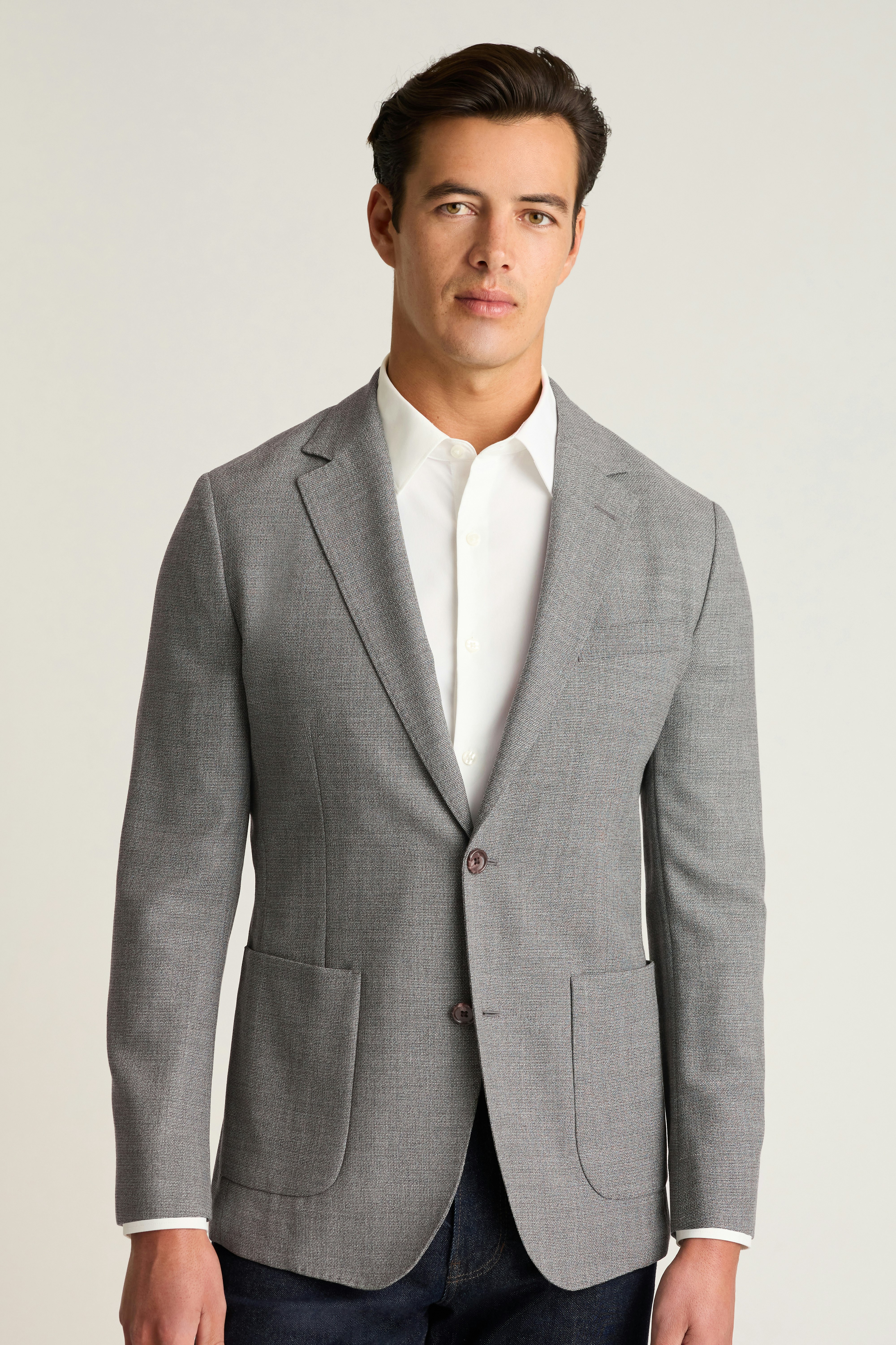 Jetsetter Unconstructed Italian Wool Blazer grey 4 Jetsetter Unconstructed Italian Wool Blazer grey