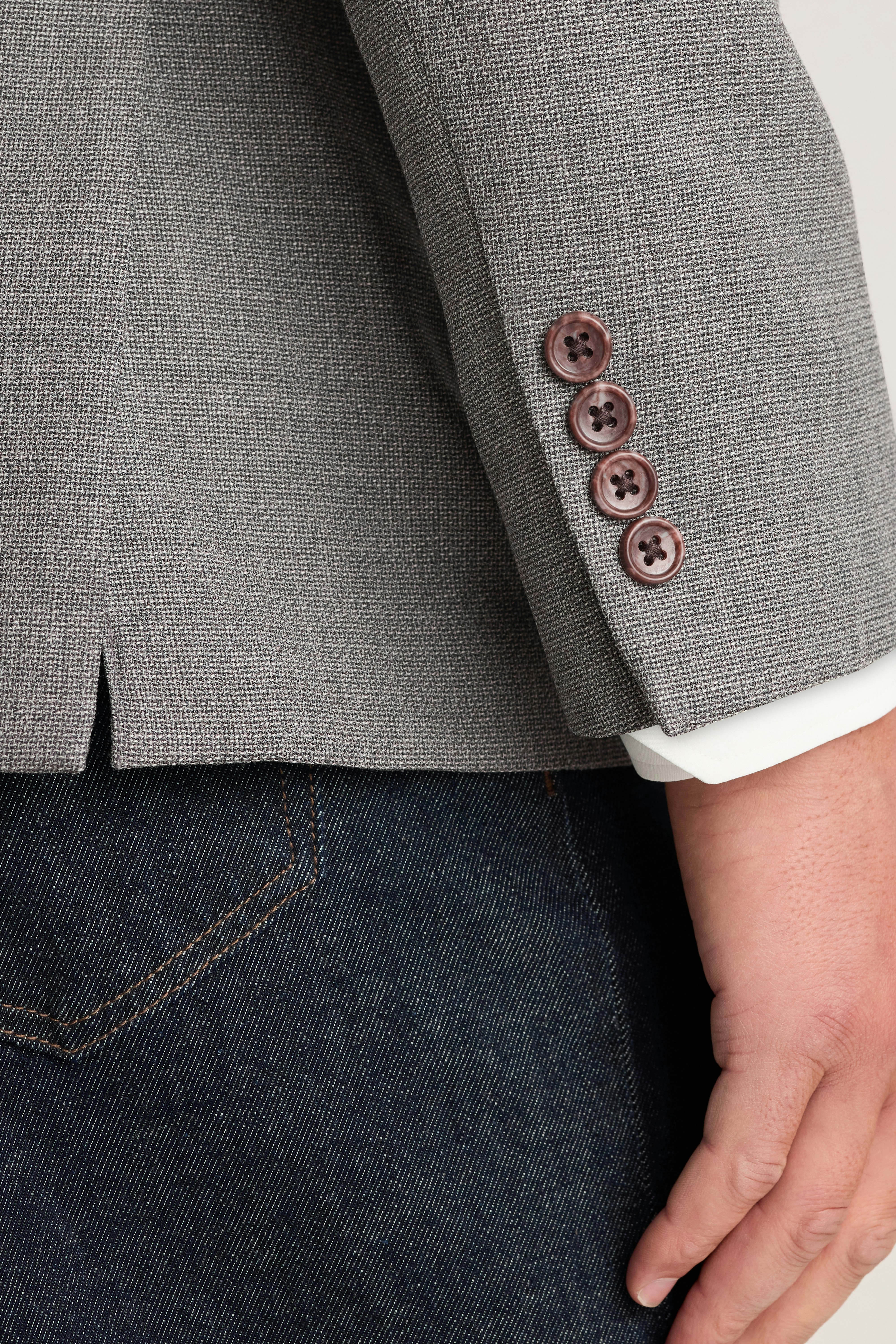 Jetsetter Unconstructed Italian Wool Blazer grey 6 Jetsetter Unconstructed Italian Wool Blazer grey