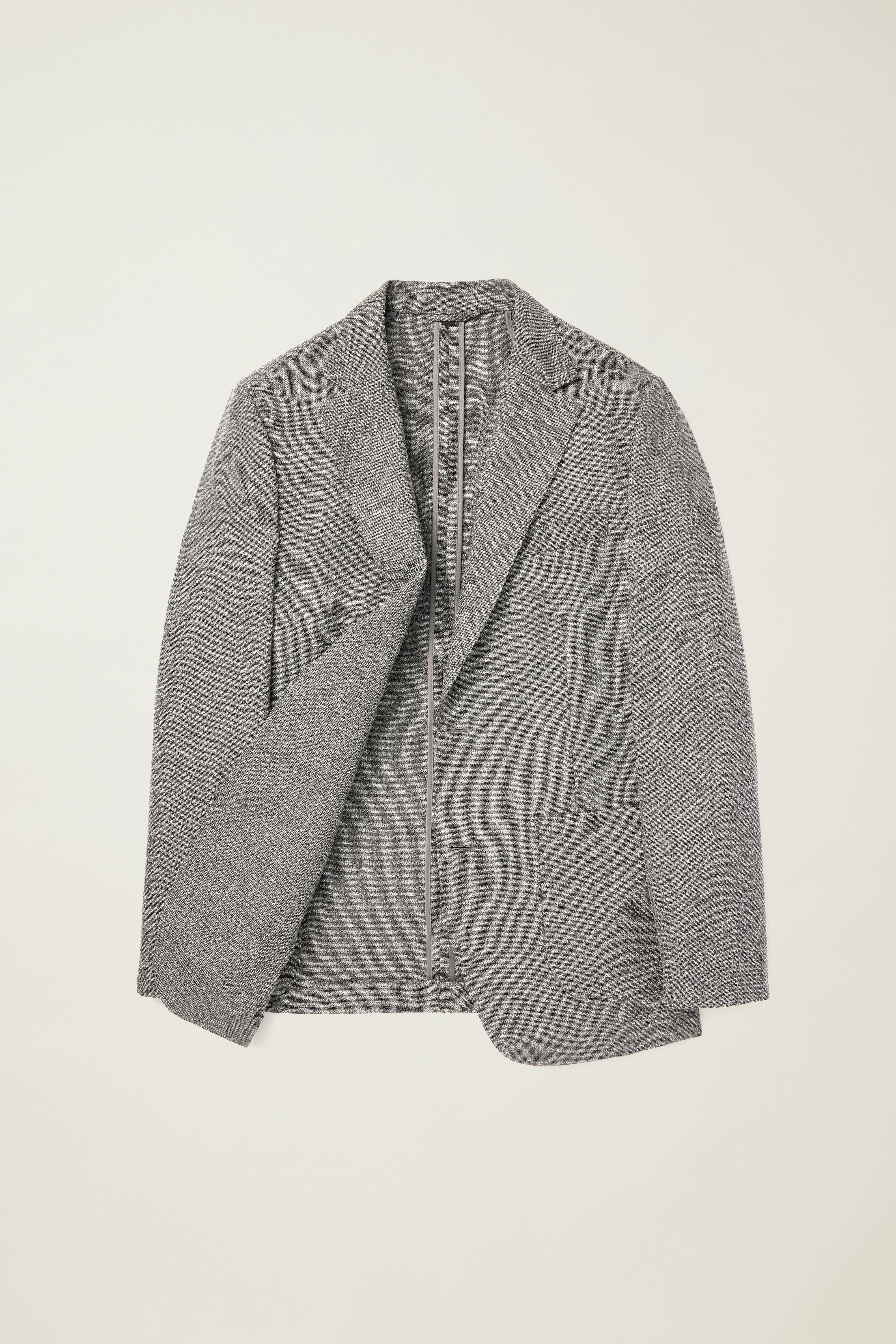 Jetsetter Unconstructed Italian Wool Blazer grey 9 Jetsetter Unconstructed Italian Wool Blazer grey