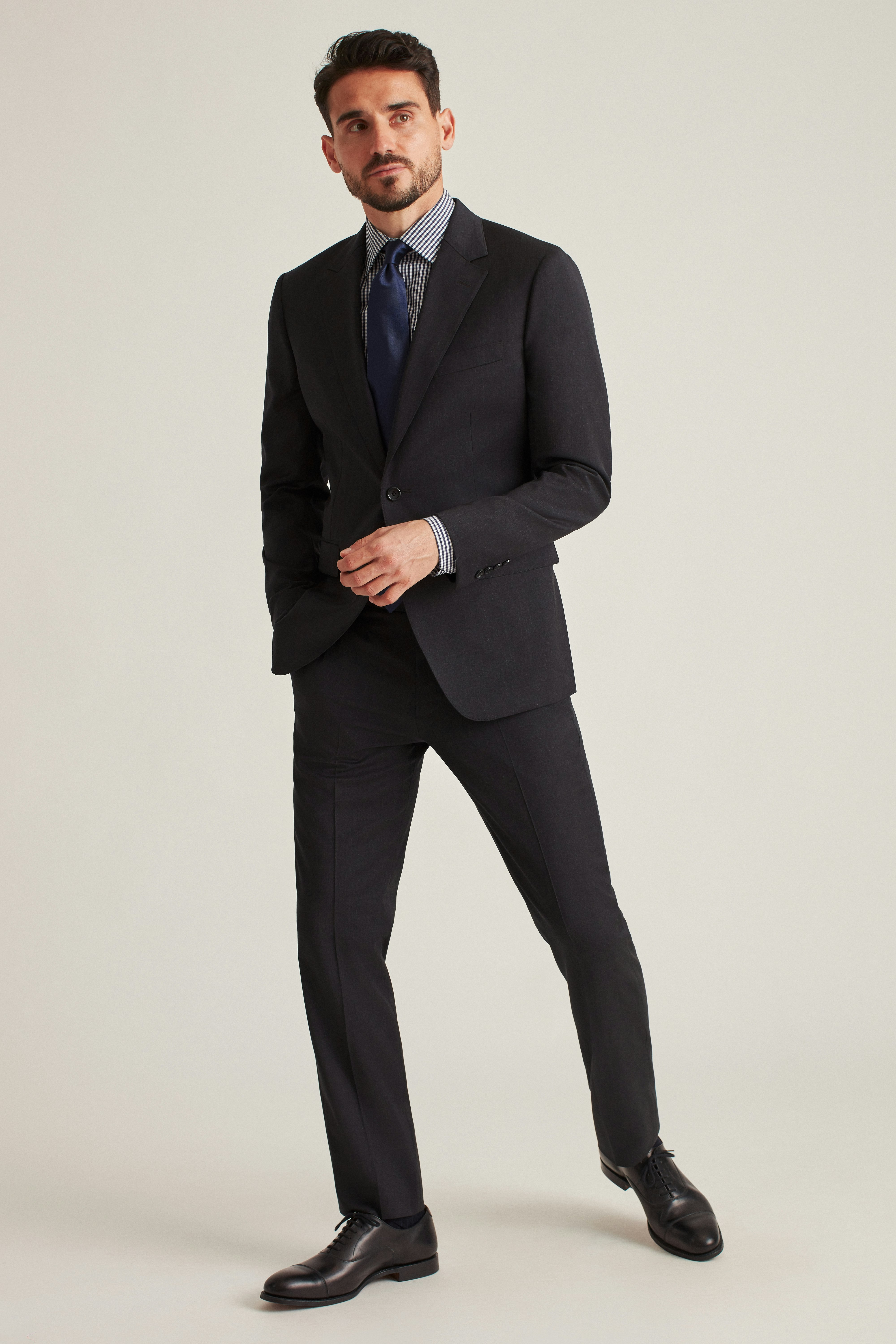 Jetsetter Wool Blazer charcoal