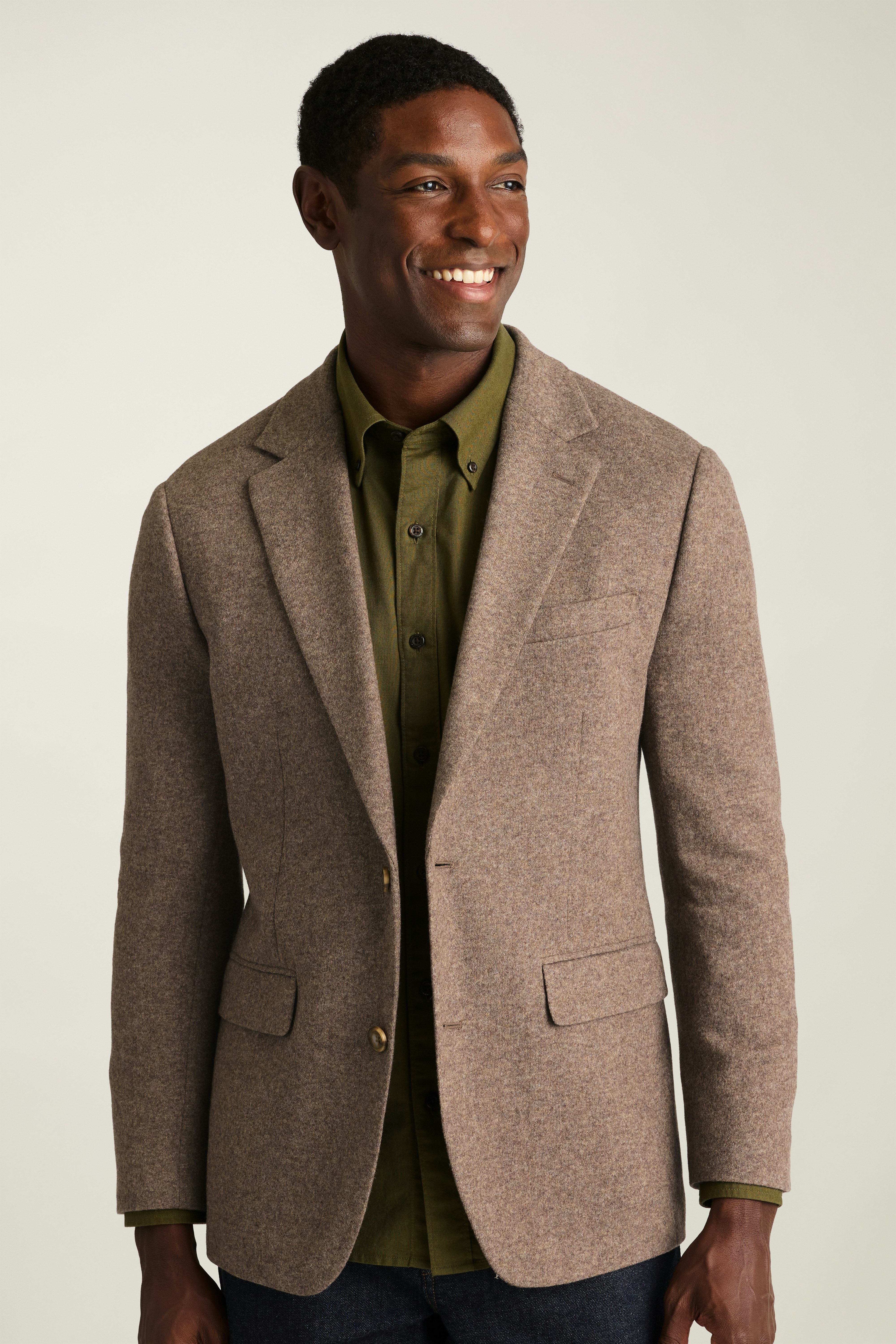 Jetsetter Knit Blazer mushroom brown 3 Jetsetter Knit Blazer mushroom brown