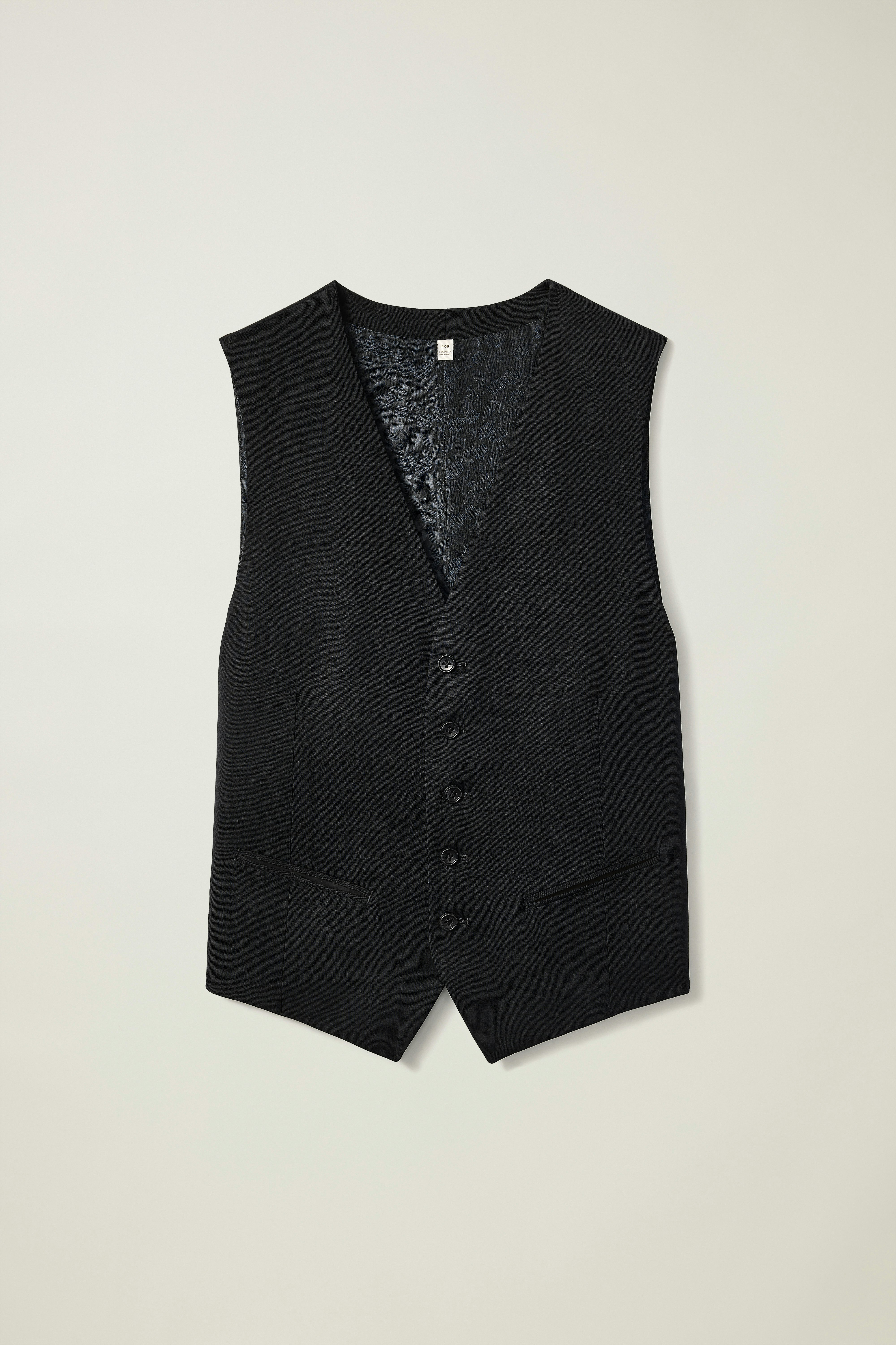 Jetsetter Wool Vest black 7 Jetsetter Wool Vest black