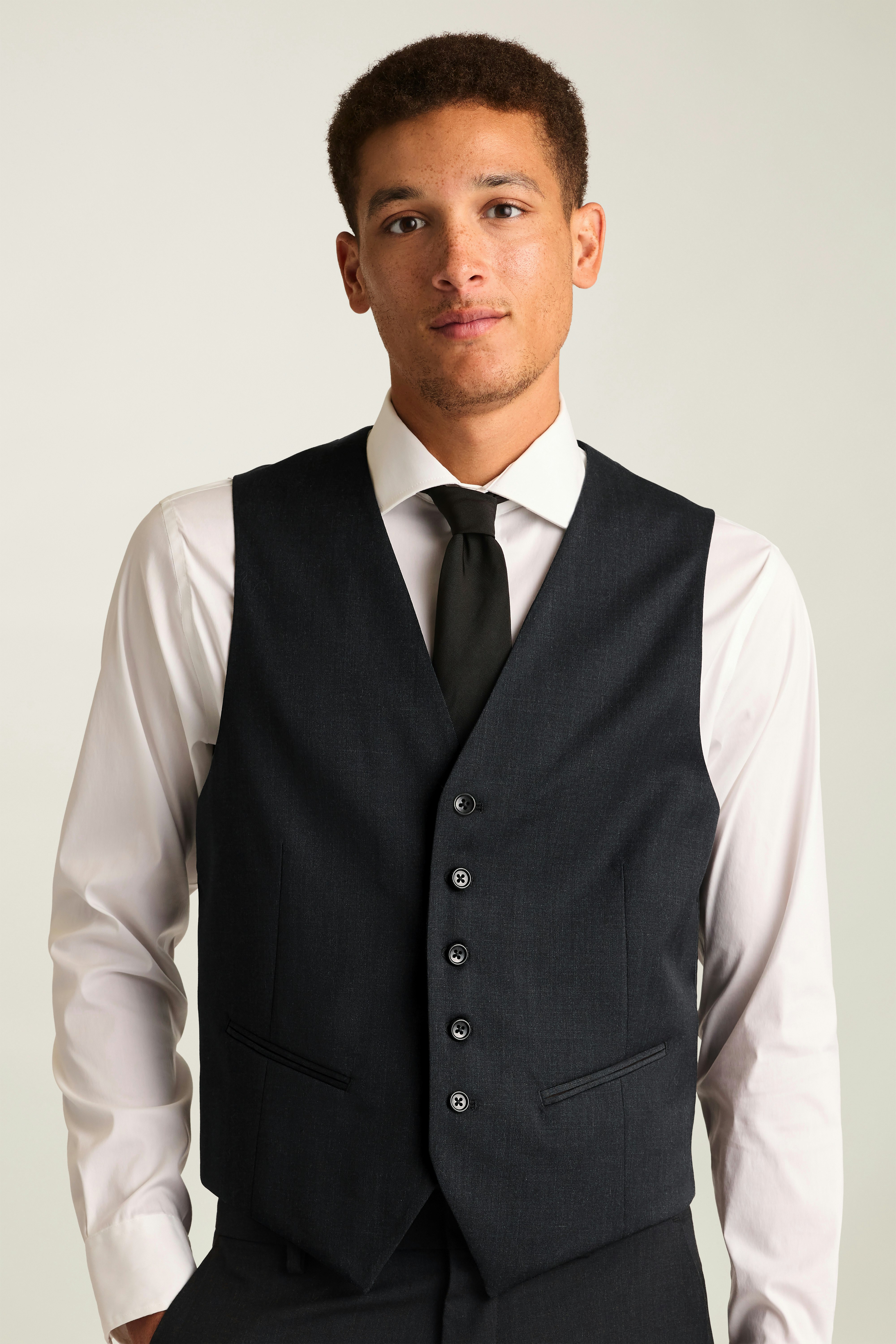 Jetsetter Wool Vest charcoal