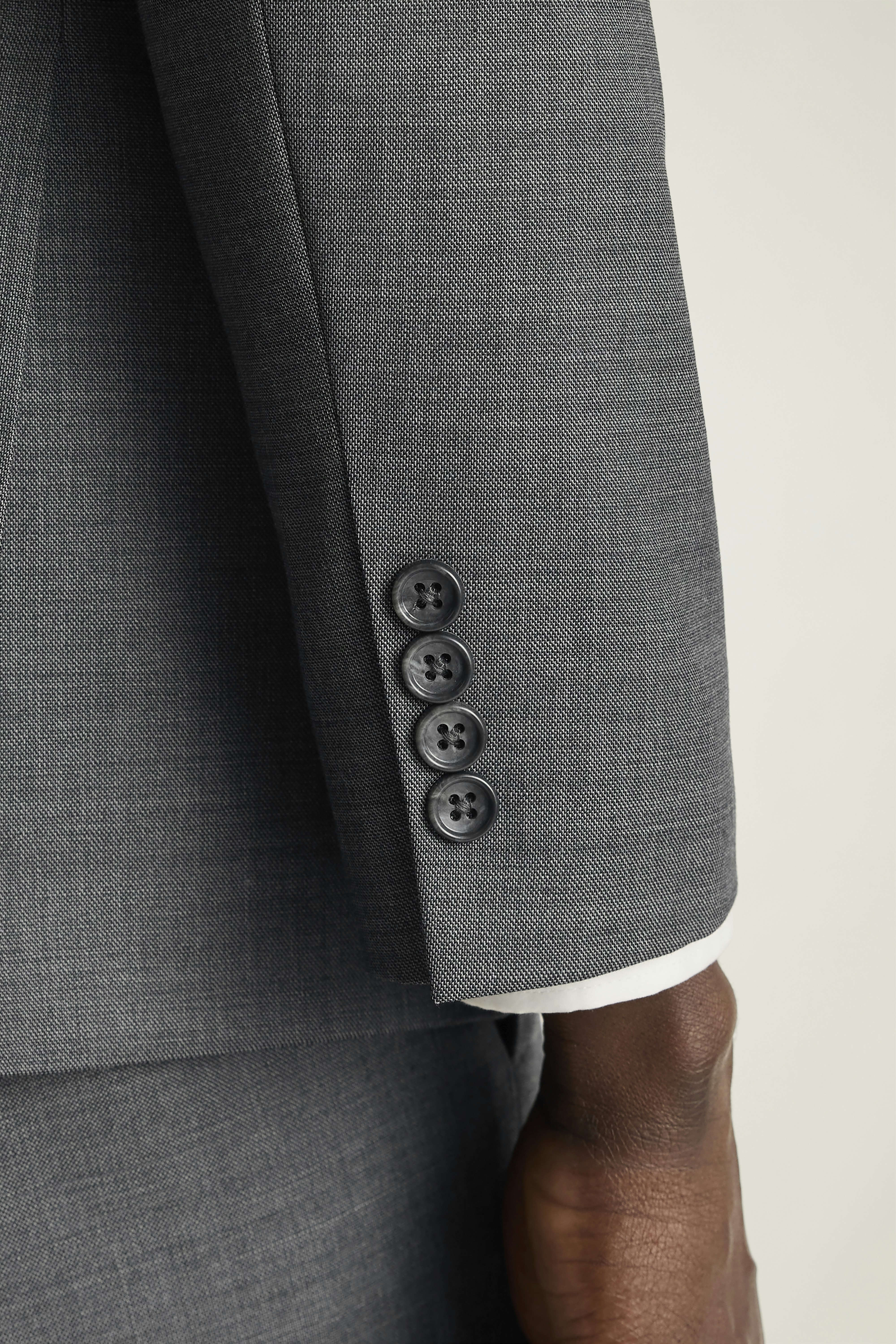 Jetsetter Italian Wool Blazer dark grey sharkskin 5 Jetsetter Italian Wool Blazer dark grey sharkskin