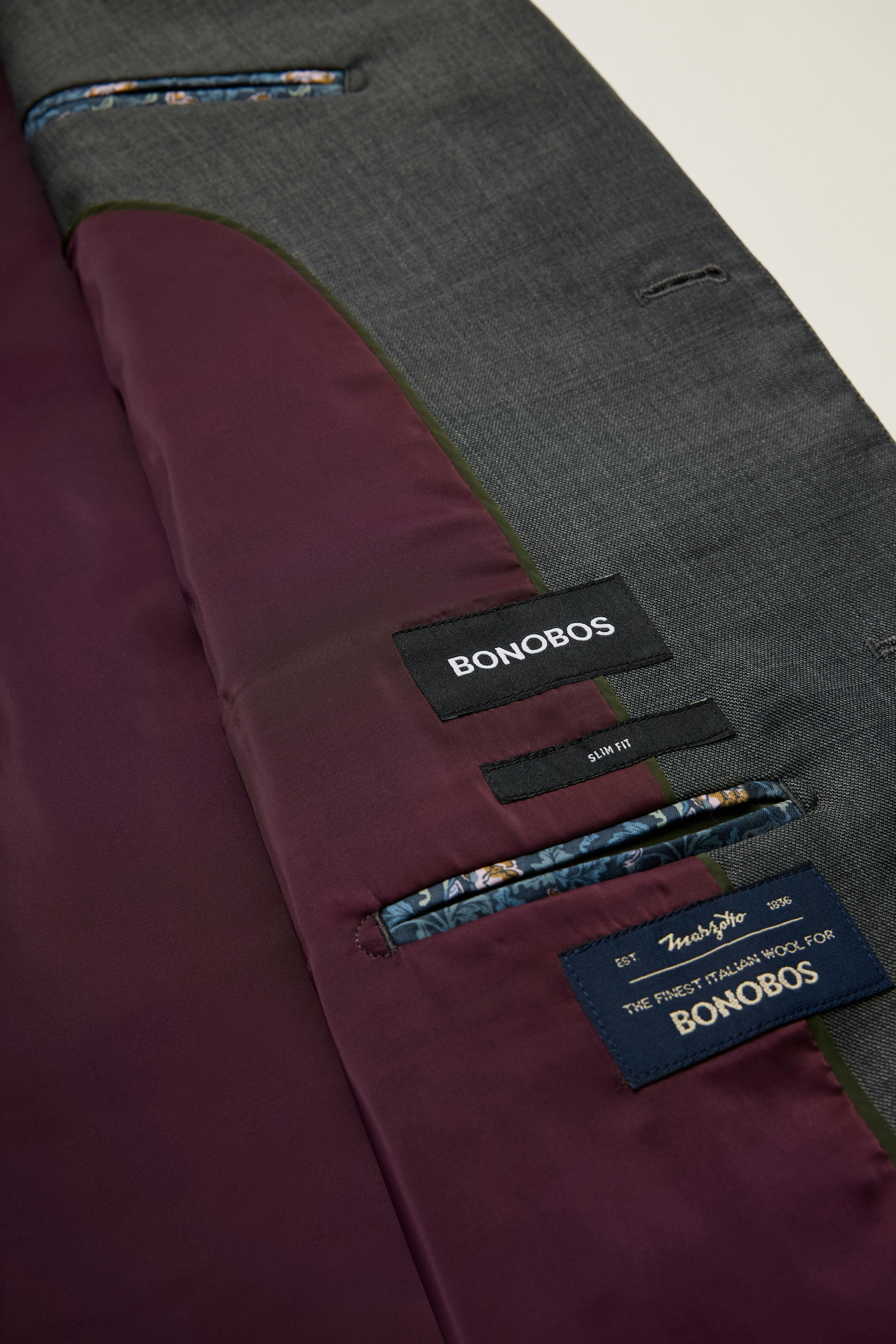 Jetsetter Italian Wool Blazer dark grey sharkskin 6 Jetsetter Italian Wool Blazer dark grey sharkskin