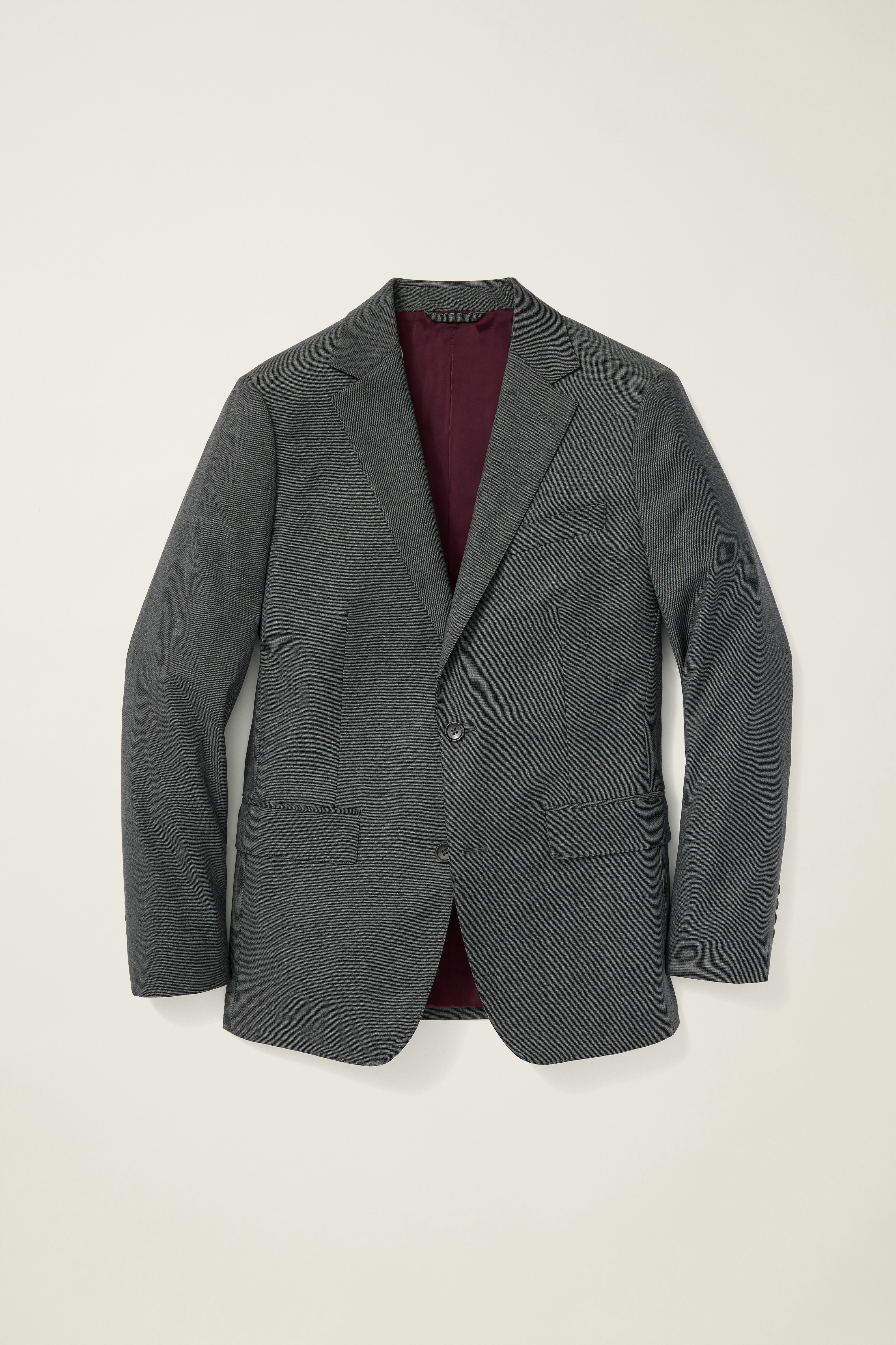 Jetsetter Italian Wool Blazer dark grey sharkskin 8 Jetsetter Italian Wool Blazer dark grey sharkskin