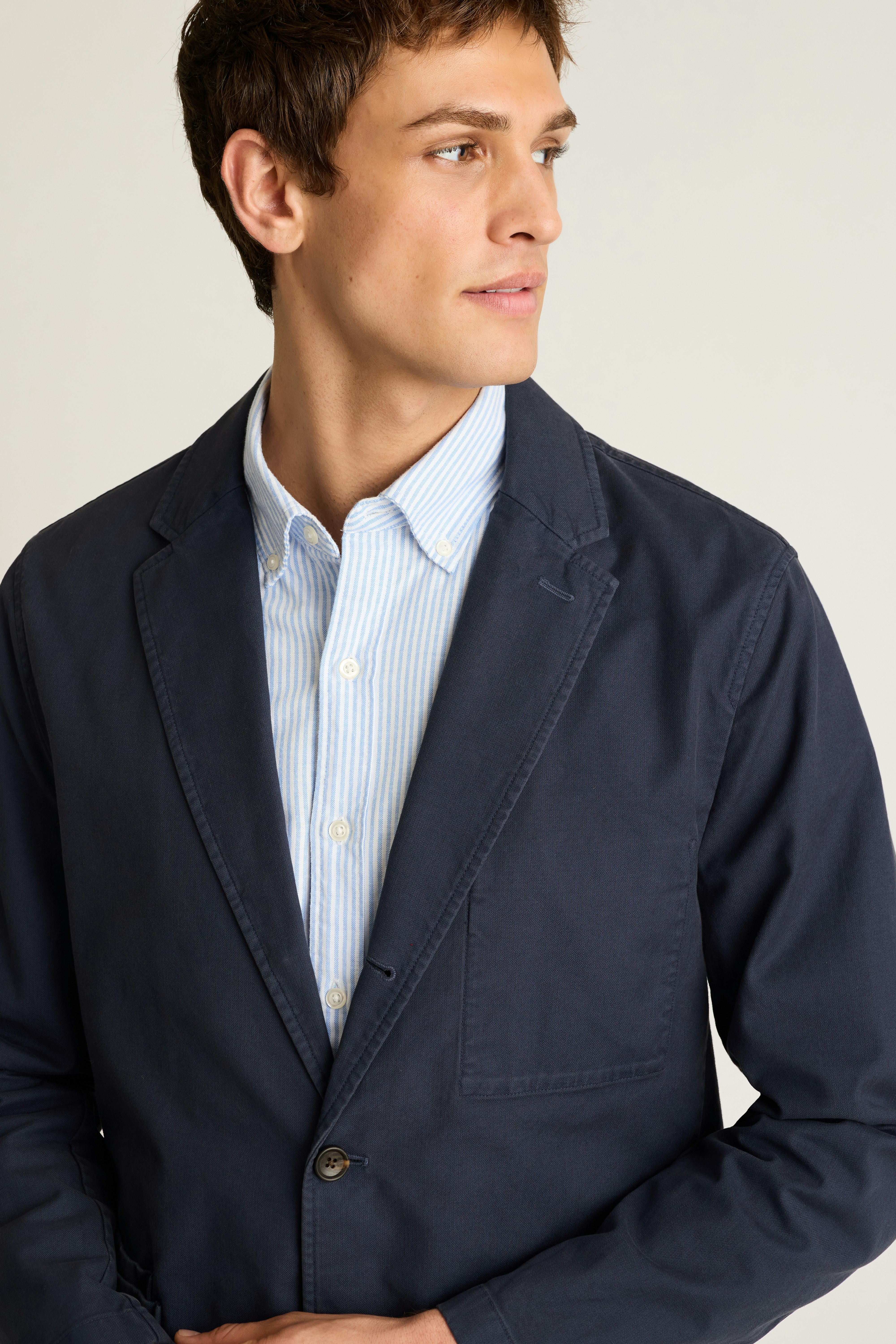 Jetsetter Washed Cotton Blazer washed navy