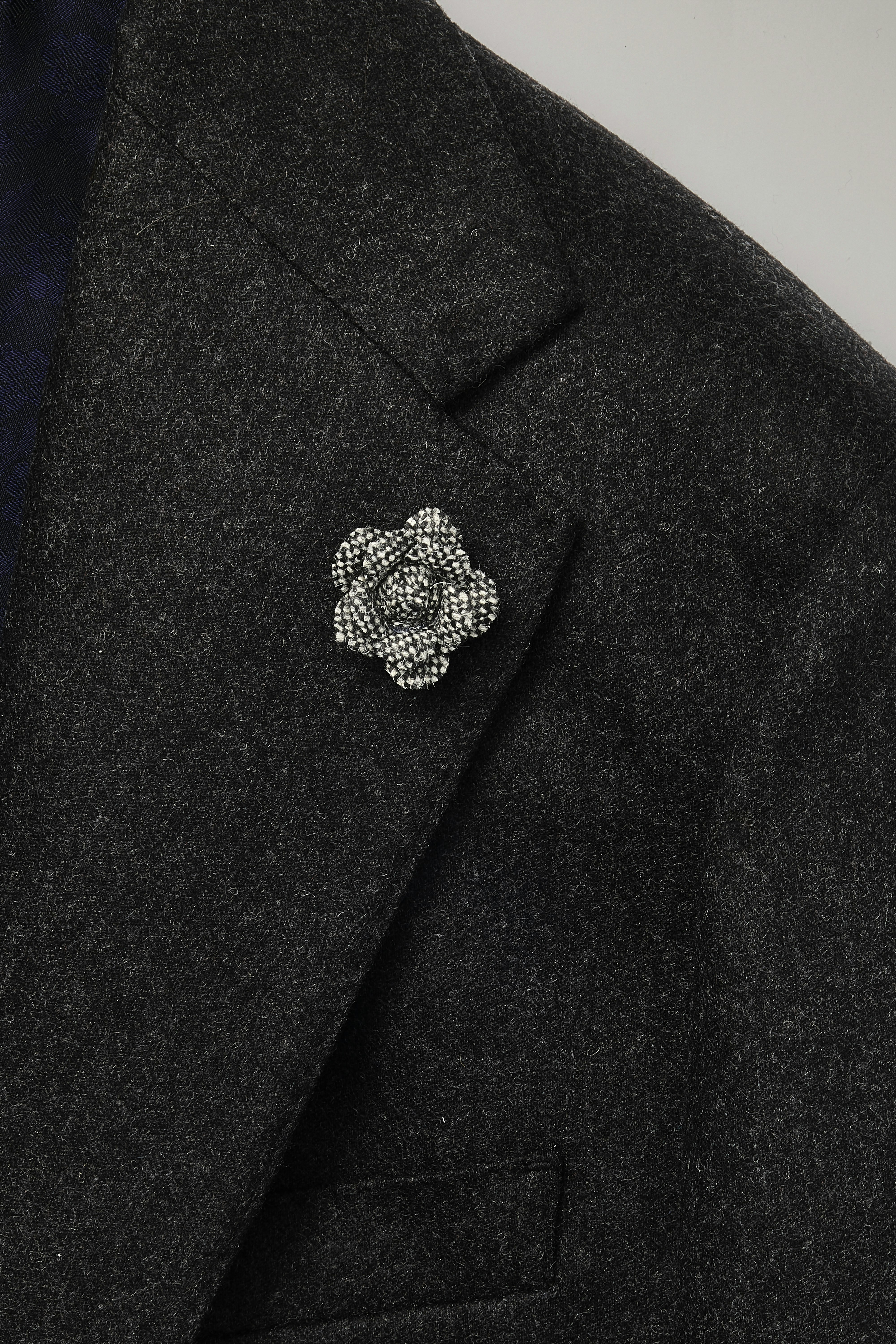 Galloway Wool Cashmere Blazer charcoal