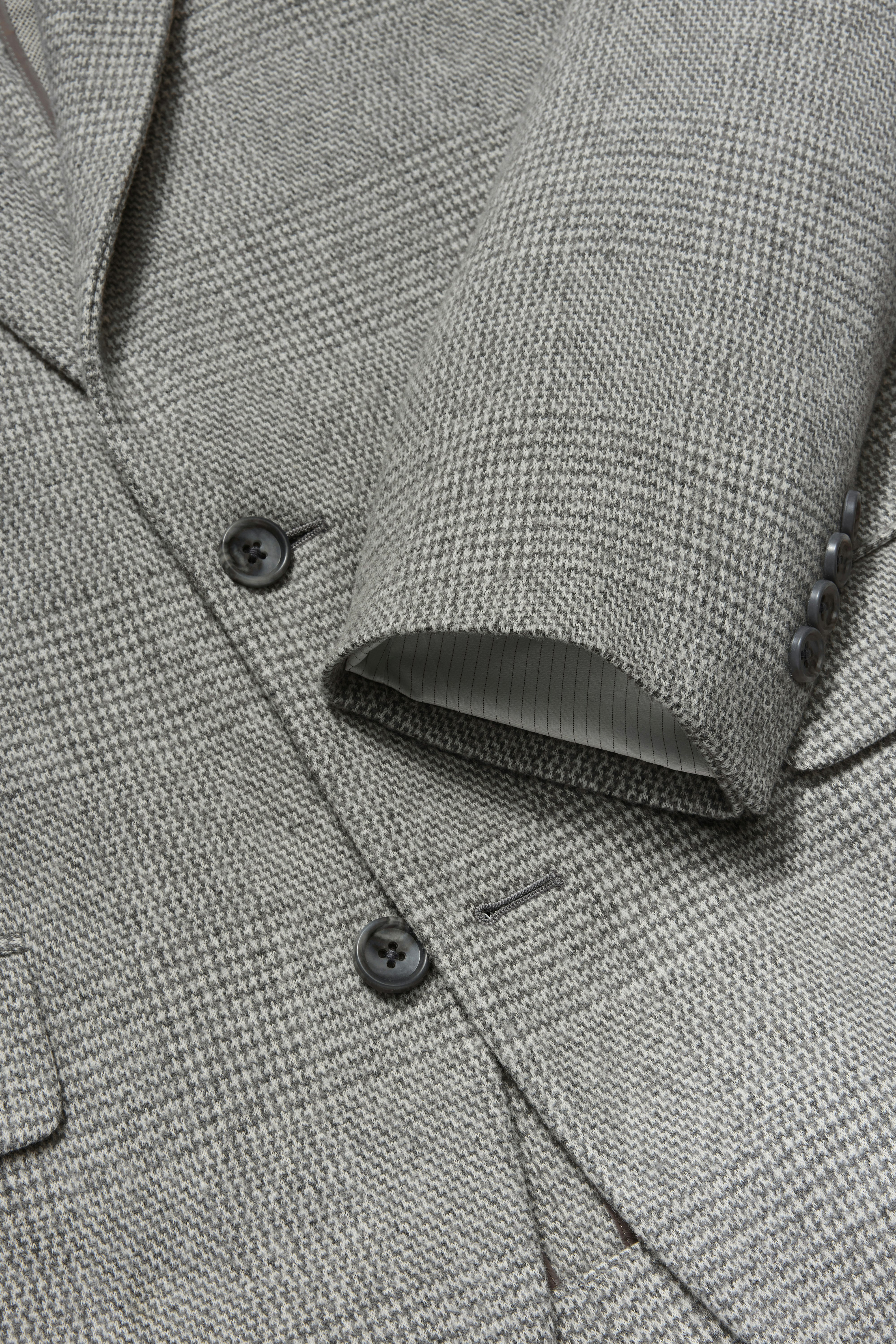 Jetsetter Knit Blazer light grey glen check