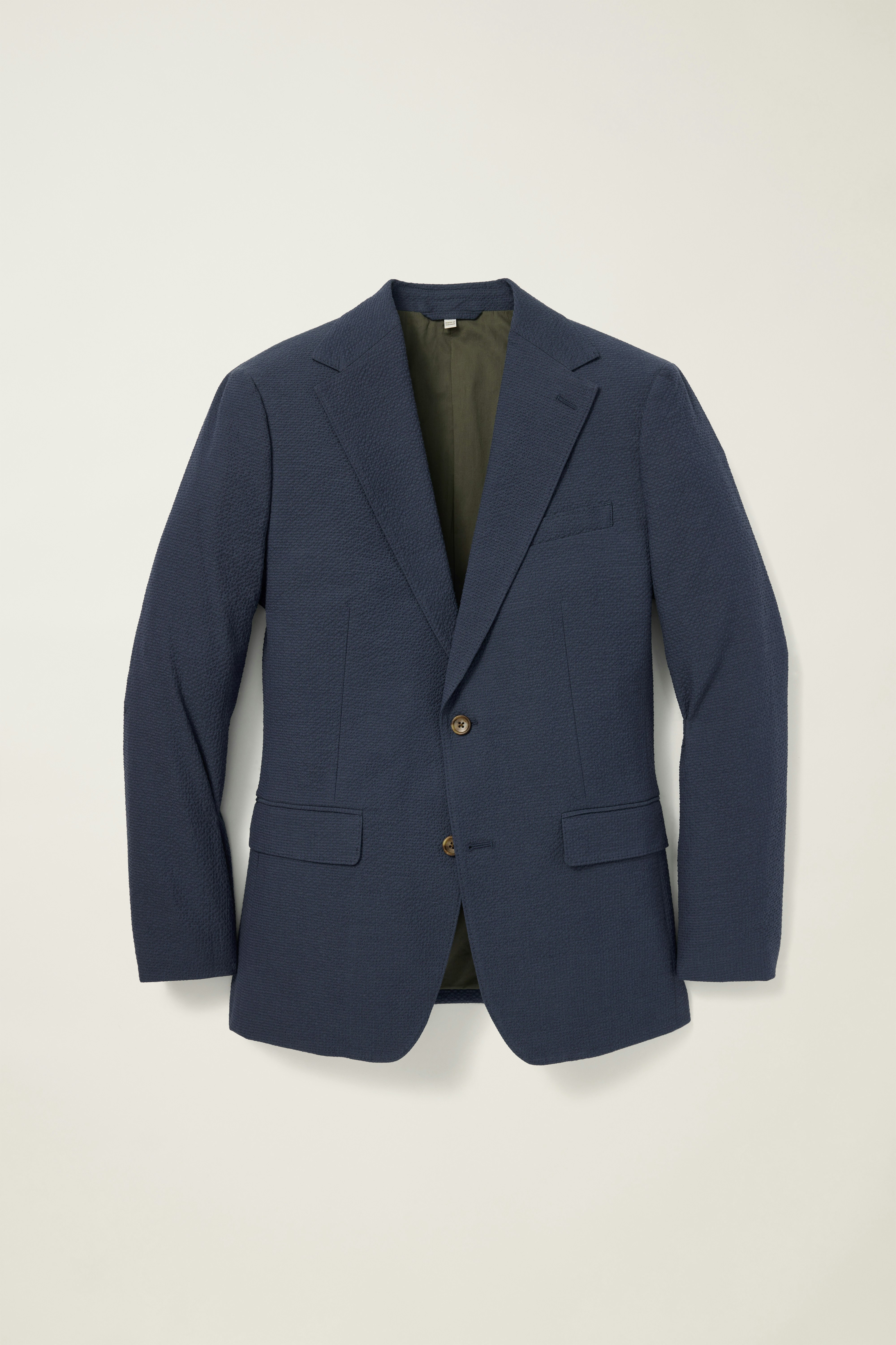 Jetsetter Italian Seersucker Blazer light navy seersucker