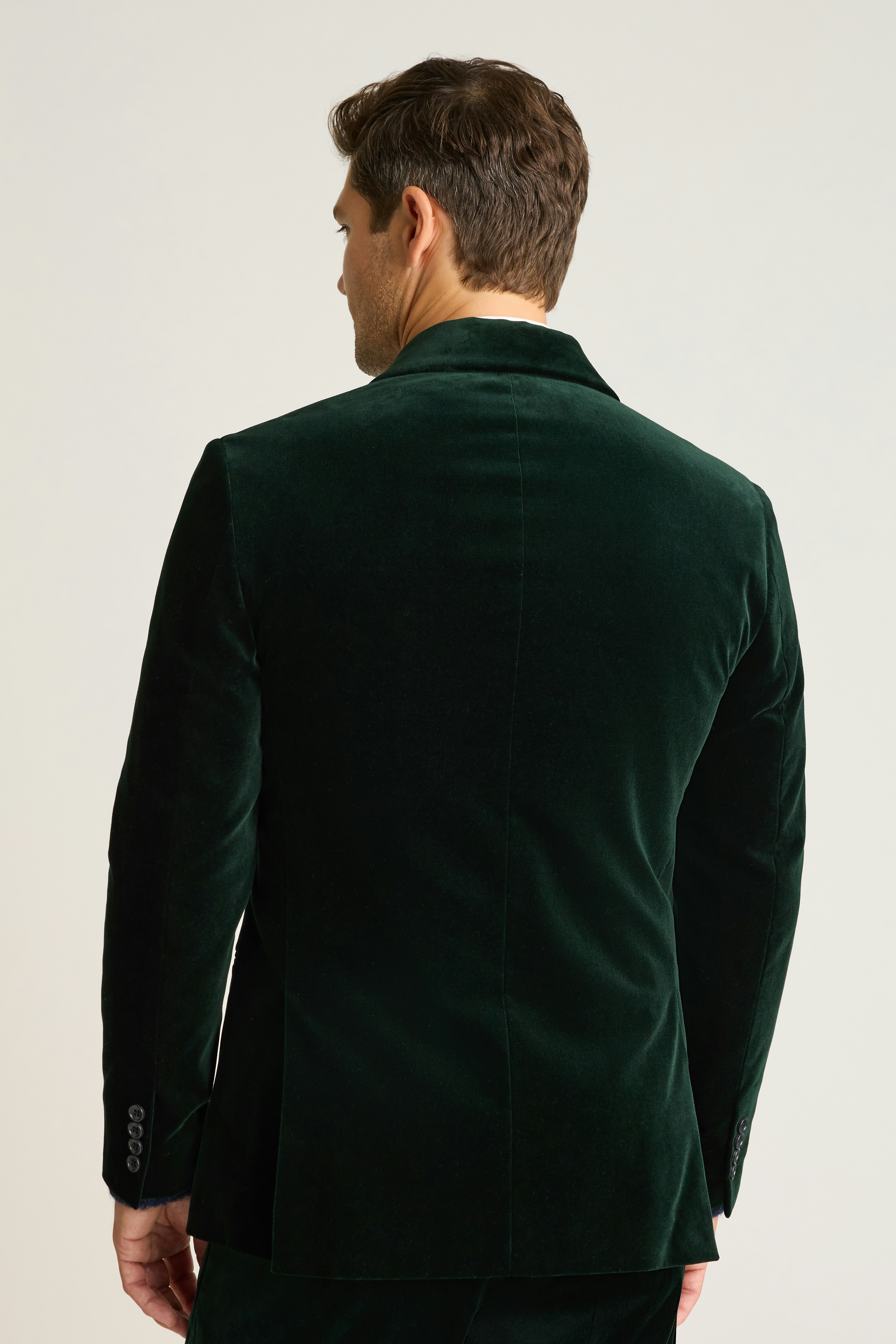 Jetsetter Italian Velvet Blazer emerald