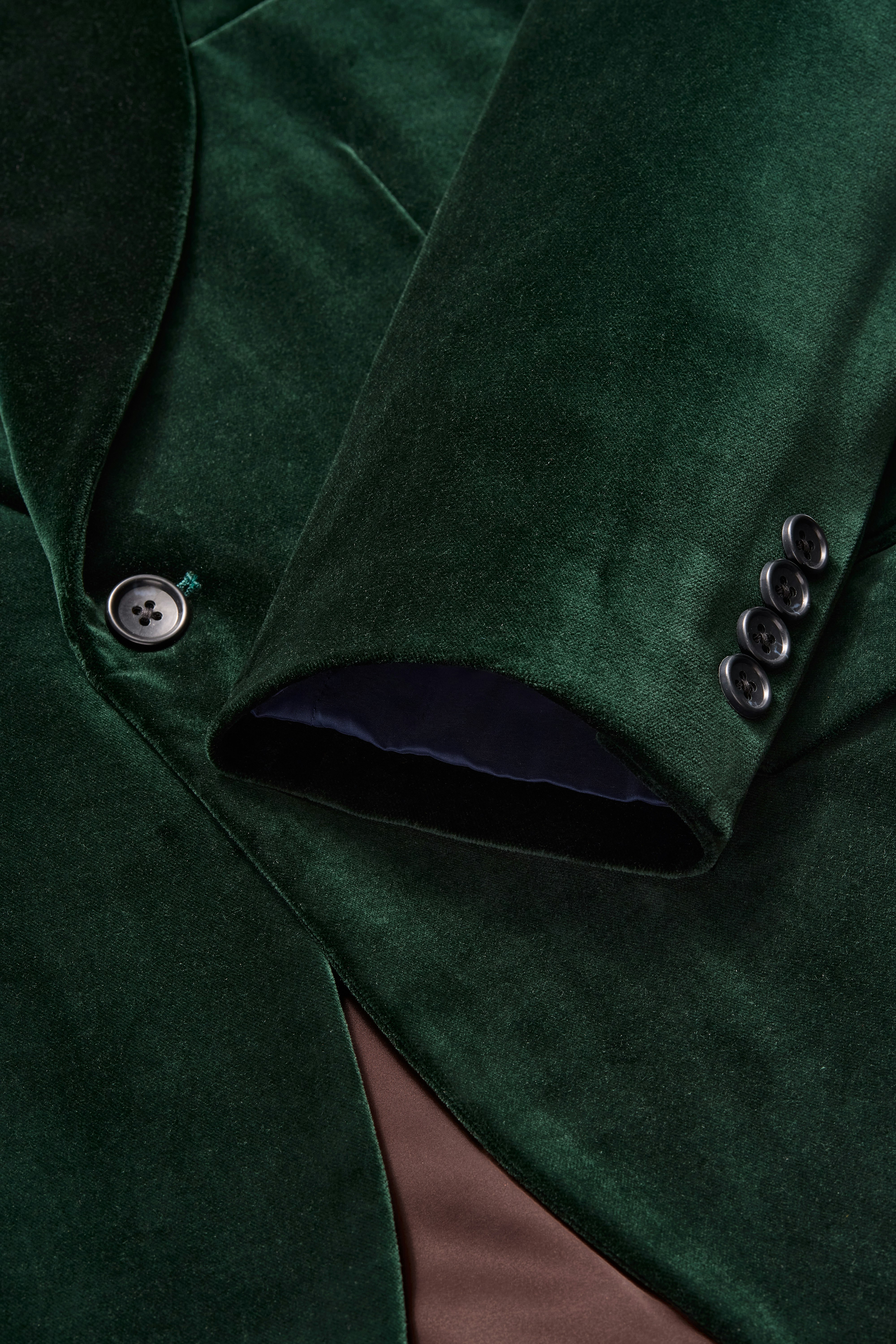 Jetsetter Italian Velvet Blazer emerald