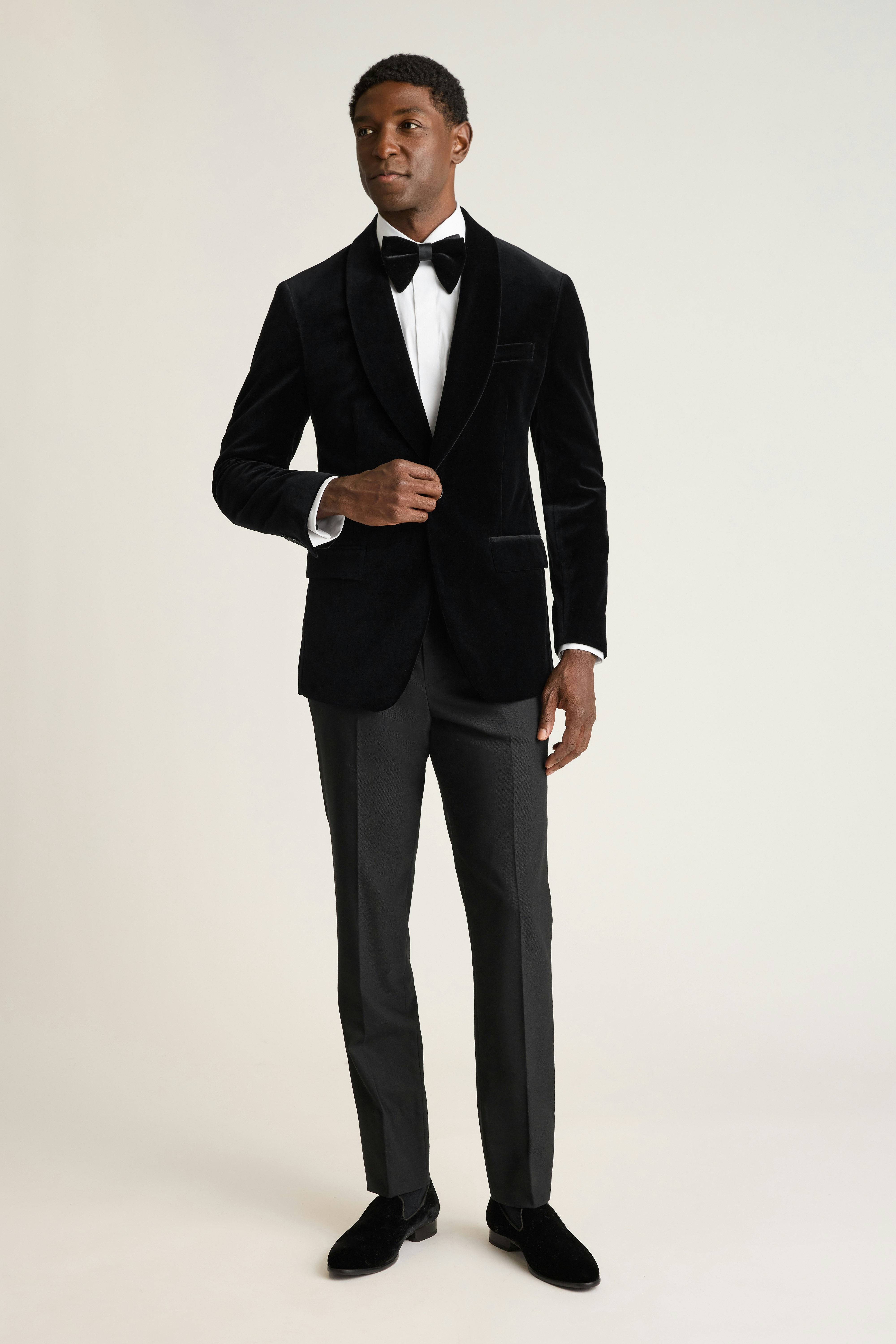 Jetsetter Italian Velvet Blazer black