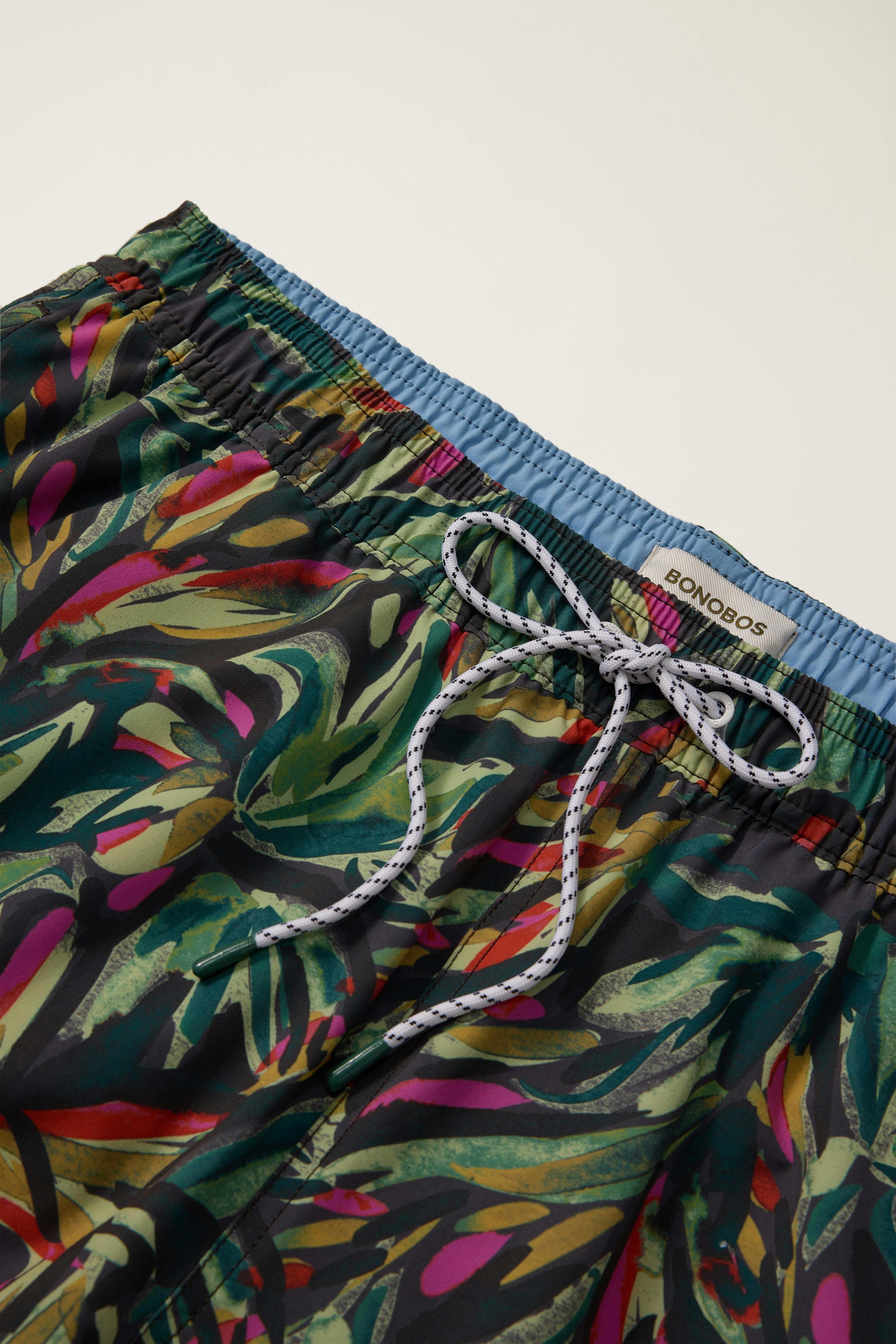 Riviera Swim Trunks multi abstract floral