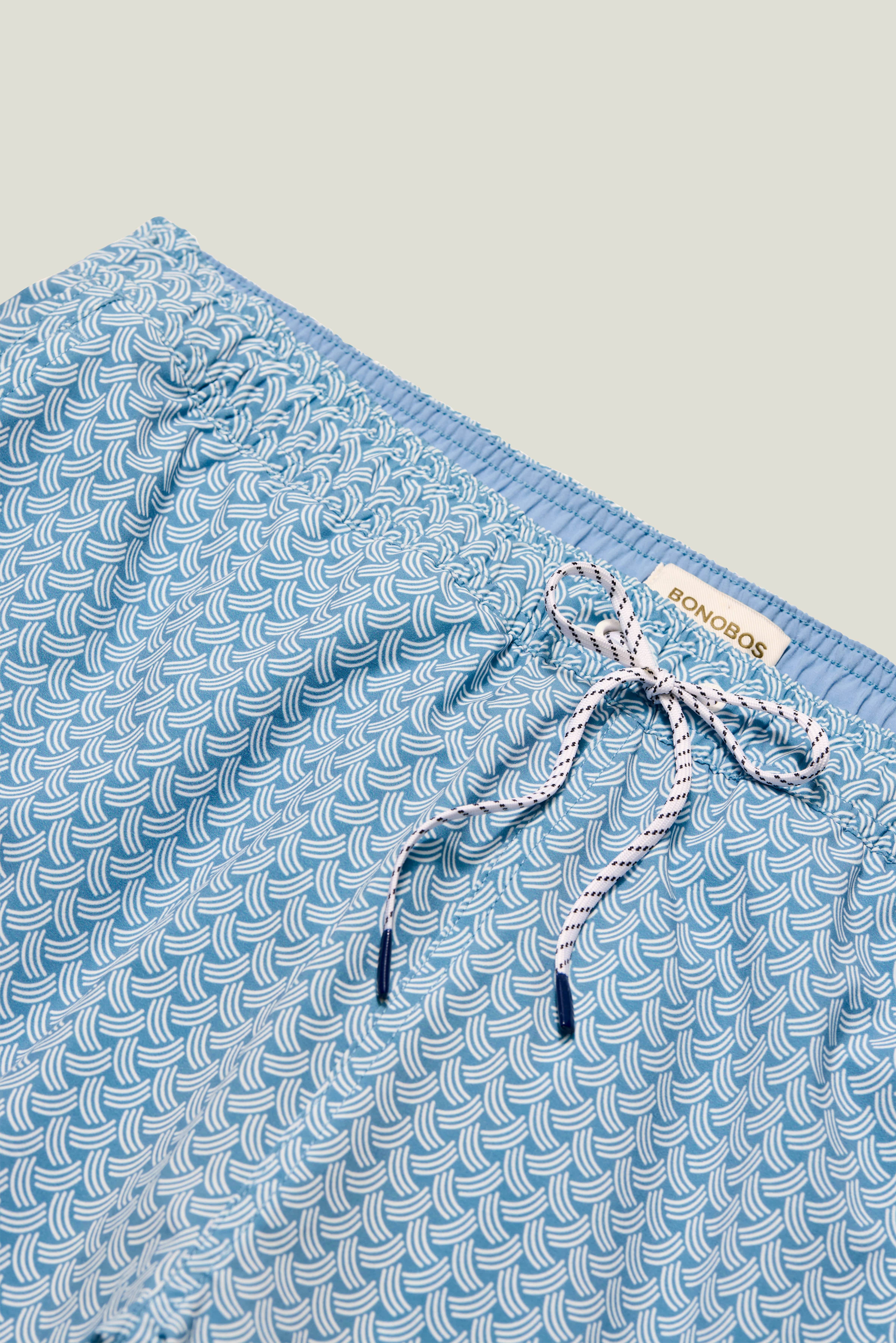 Riviera Swim Trunks light blue wave 4 Riviera Swim Trunks light blue wave