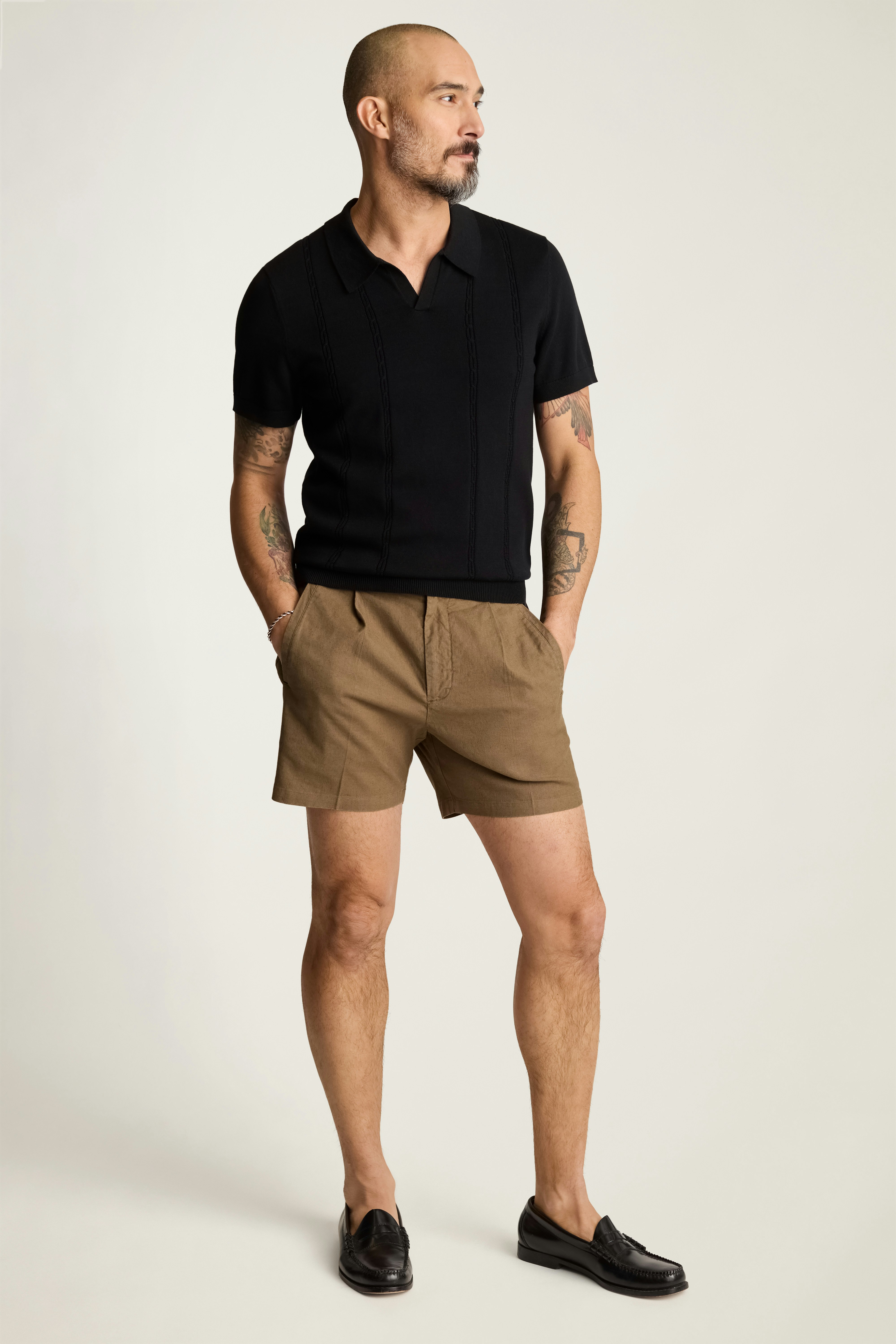 Coastal Linen Short espresso brown