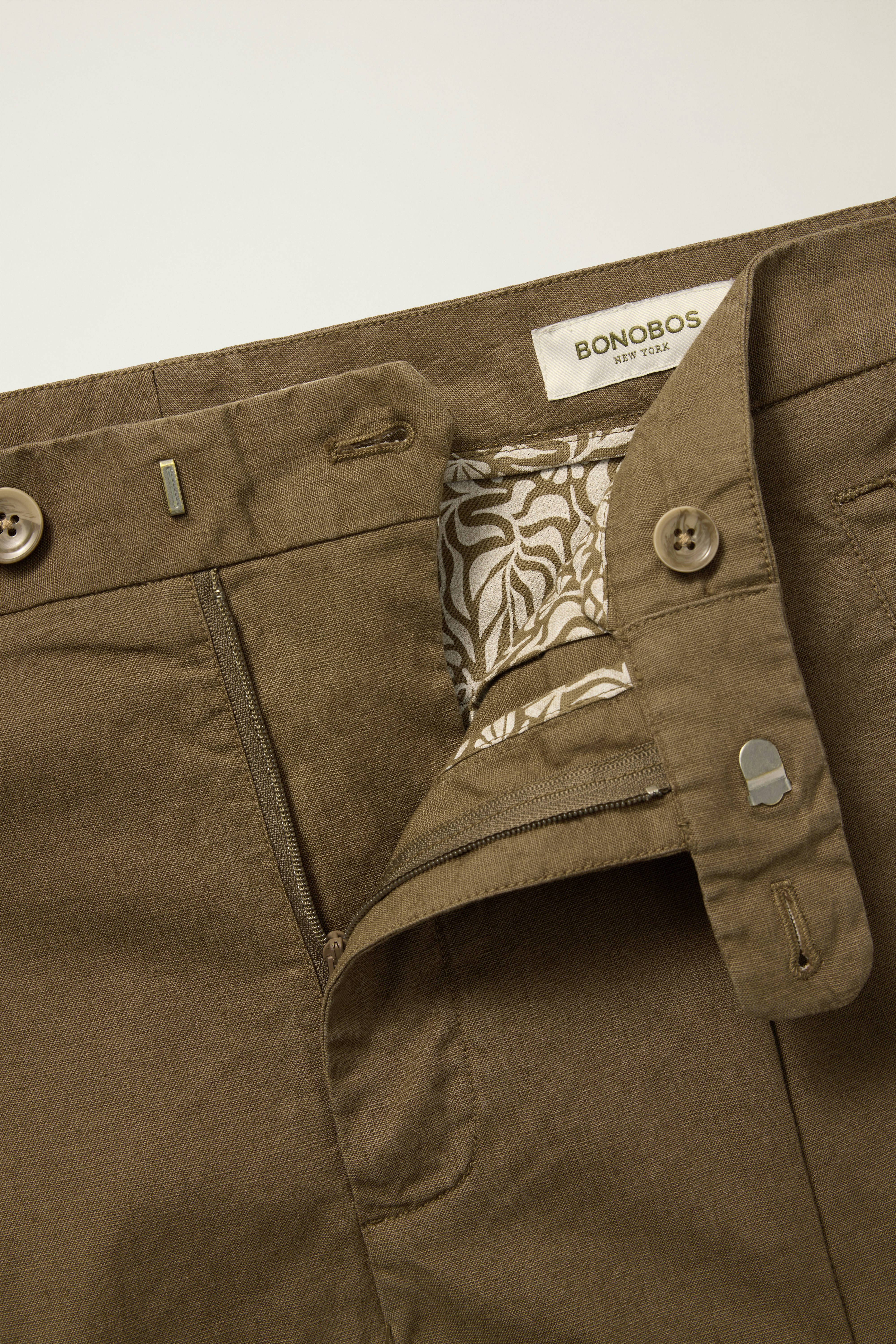 Coastal Linen Short espresso brown
