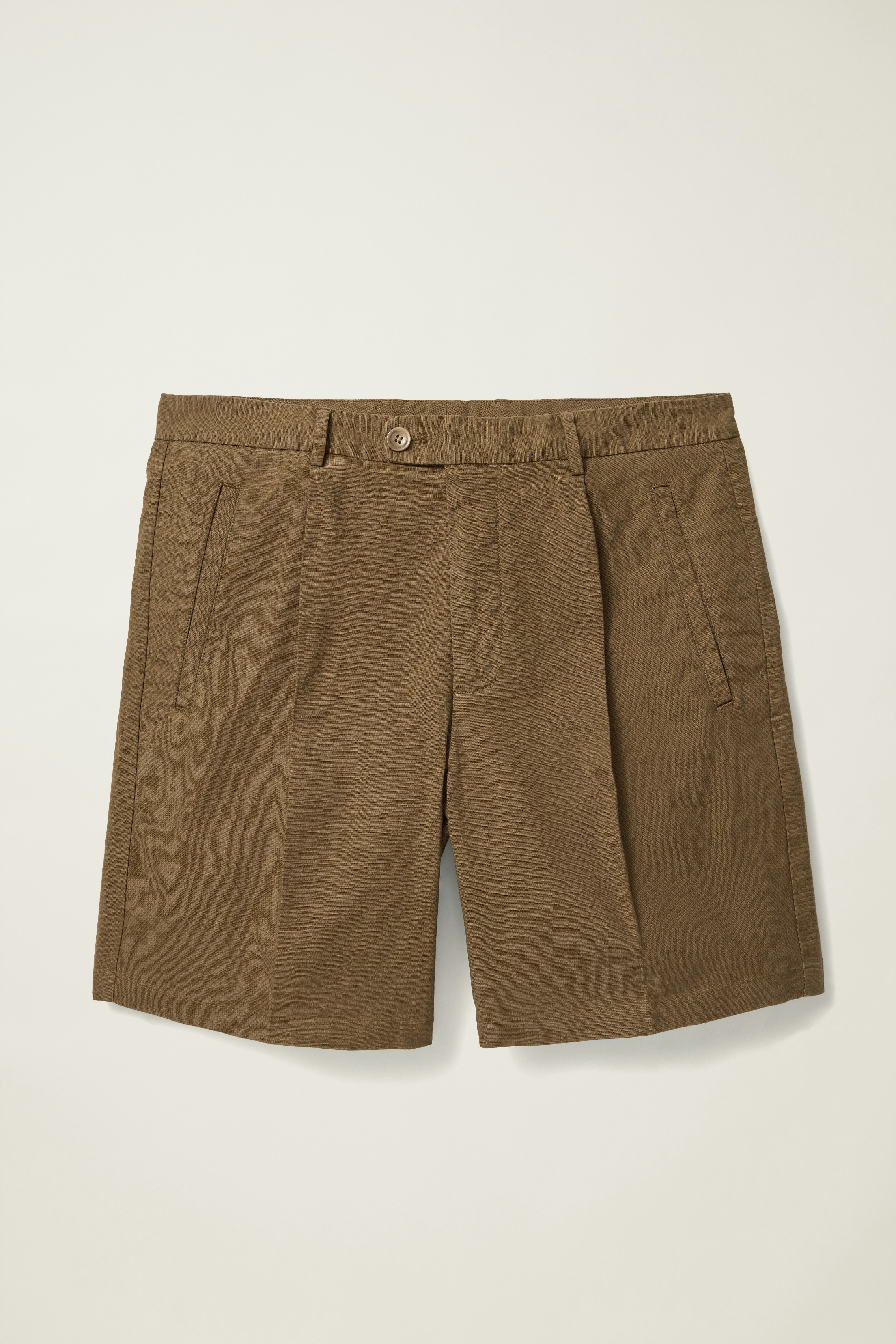 Coastal Linen Short espresso brown
