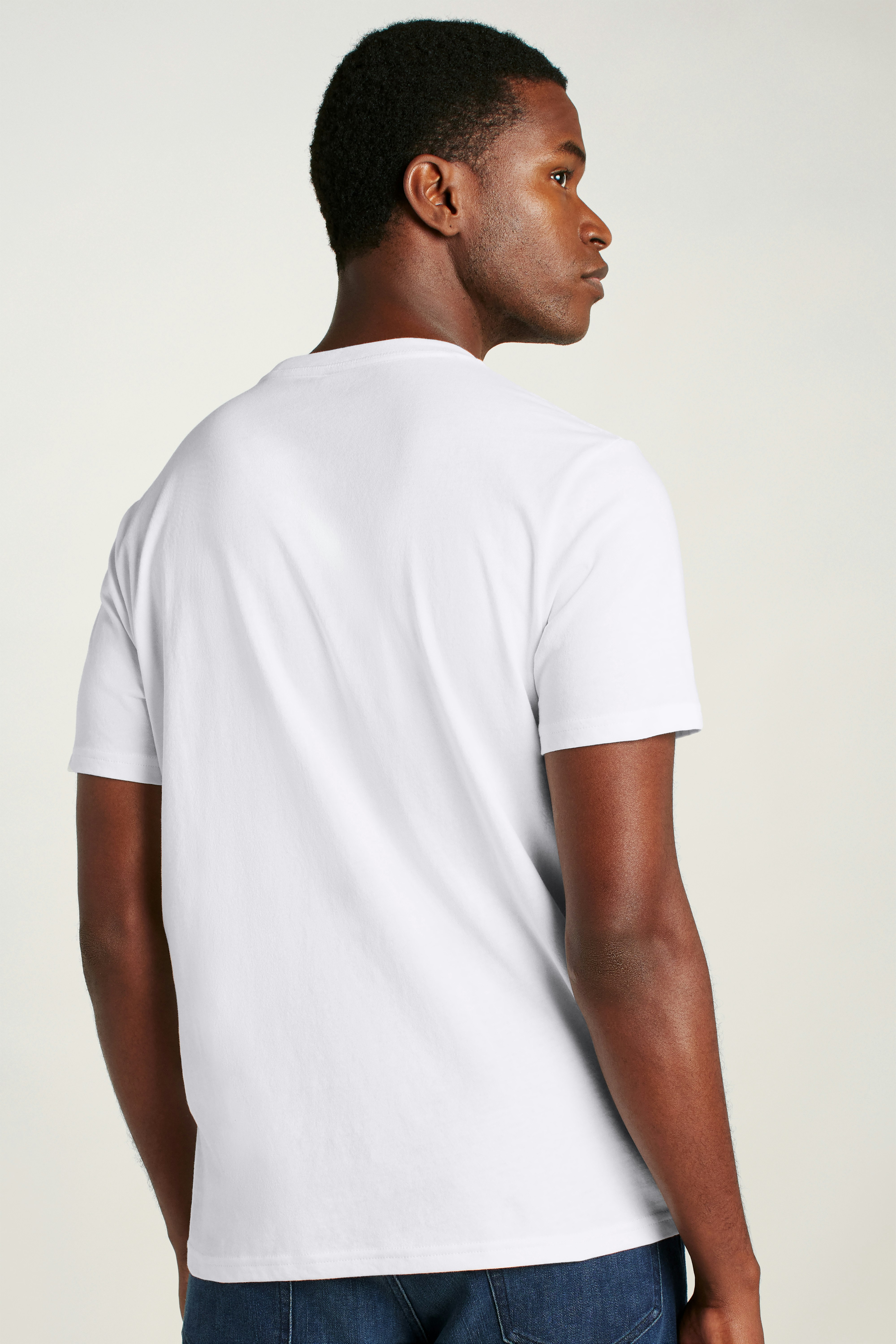 Forever Soft Cotton Pocket Tee white
