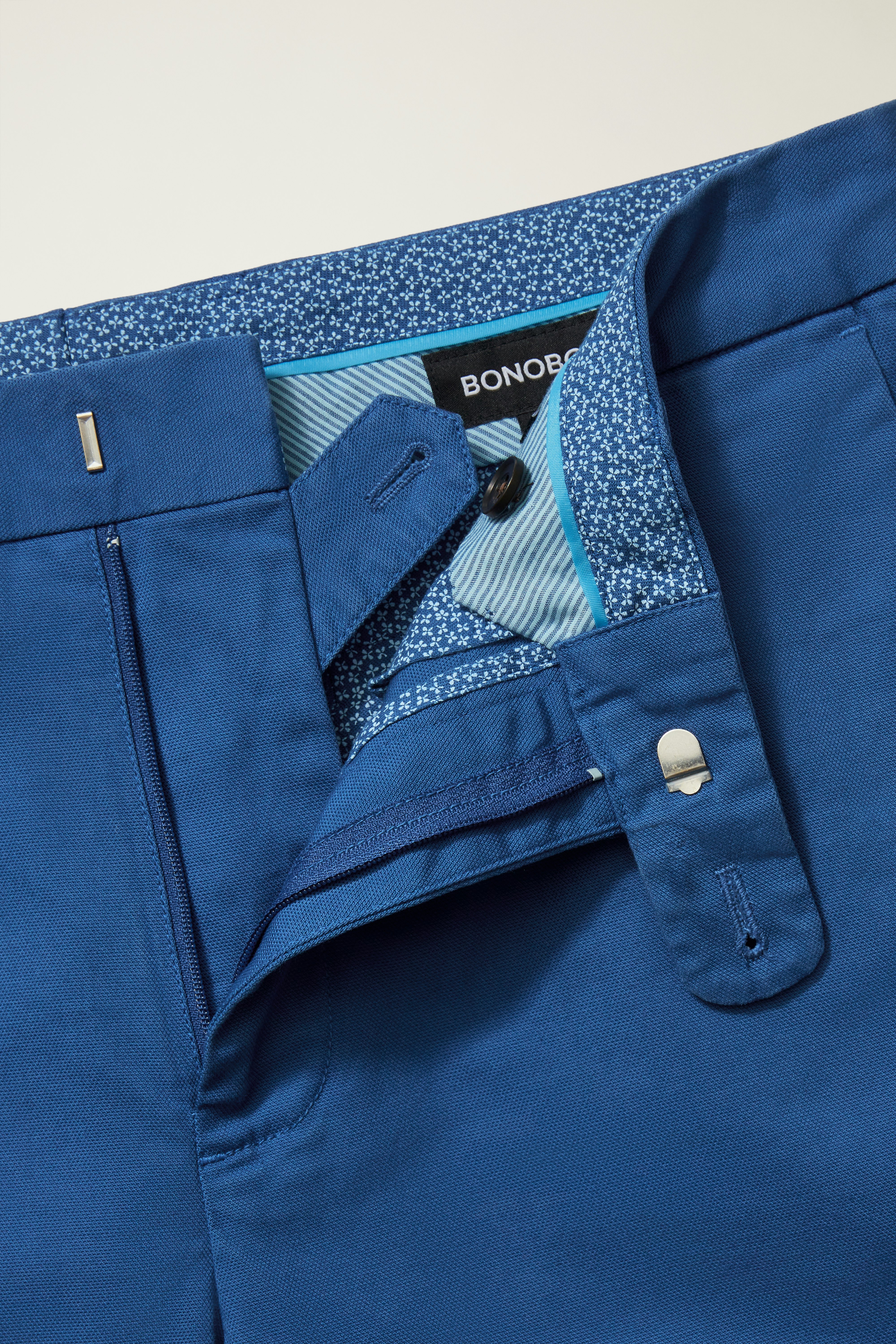 Italian Stretch Chino Shorts true blue