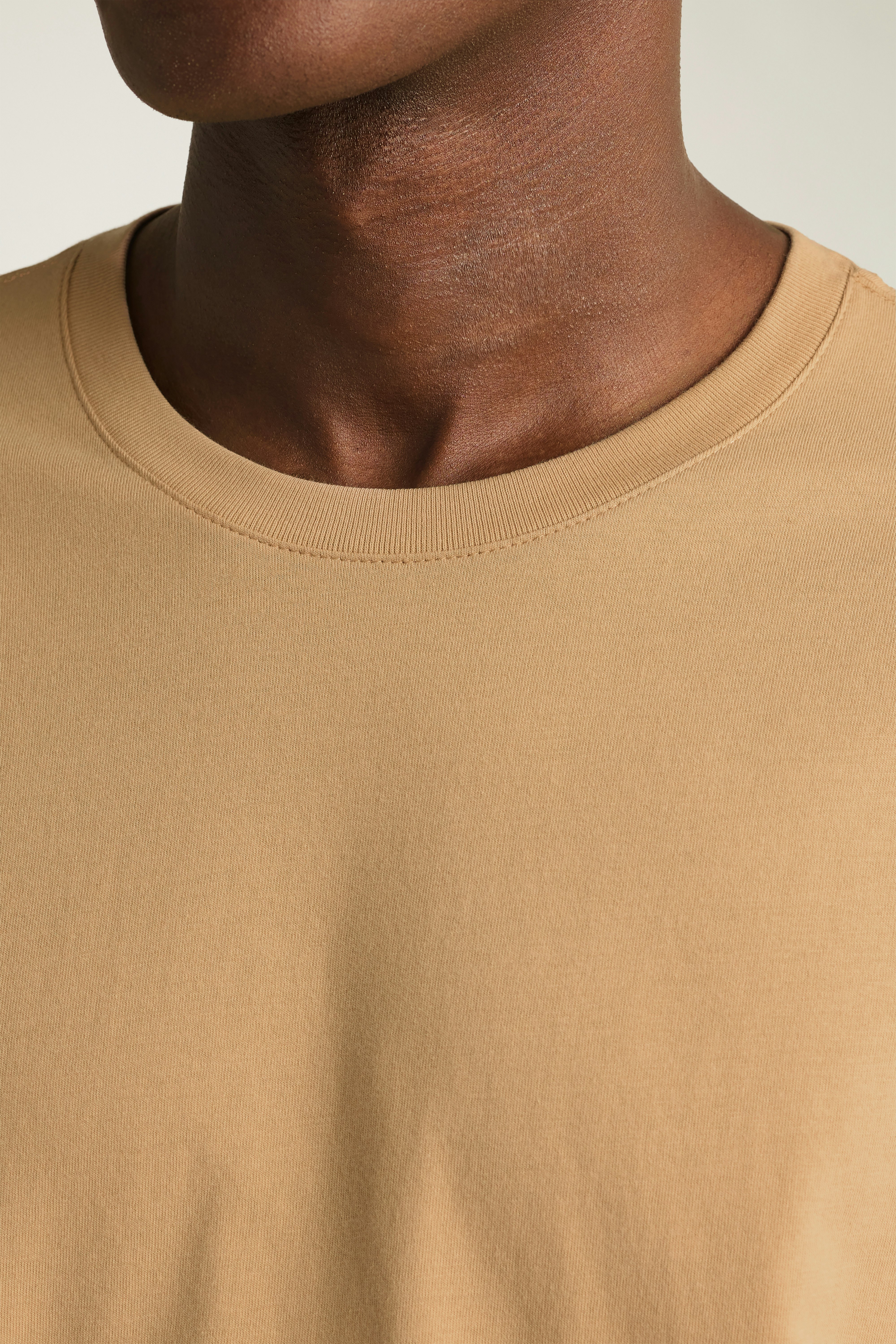 Forever Soft Cotton Tee beige