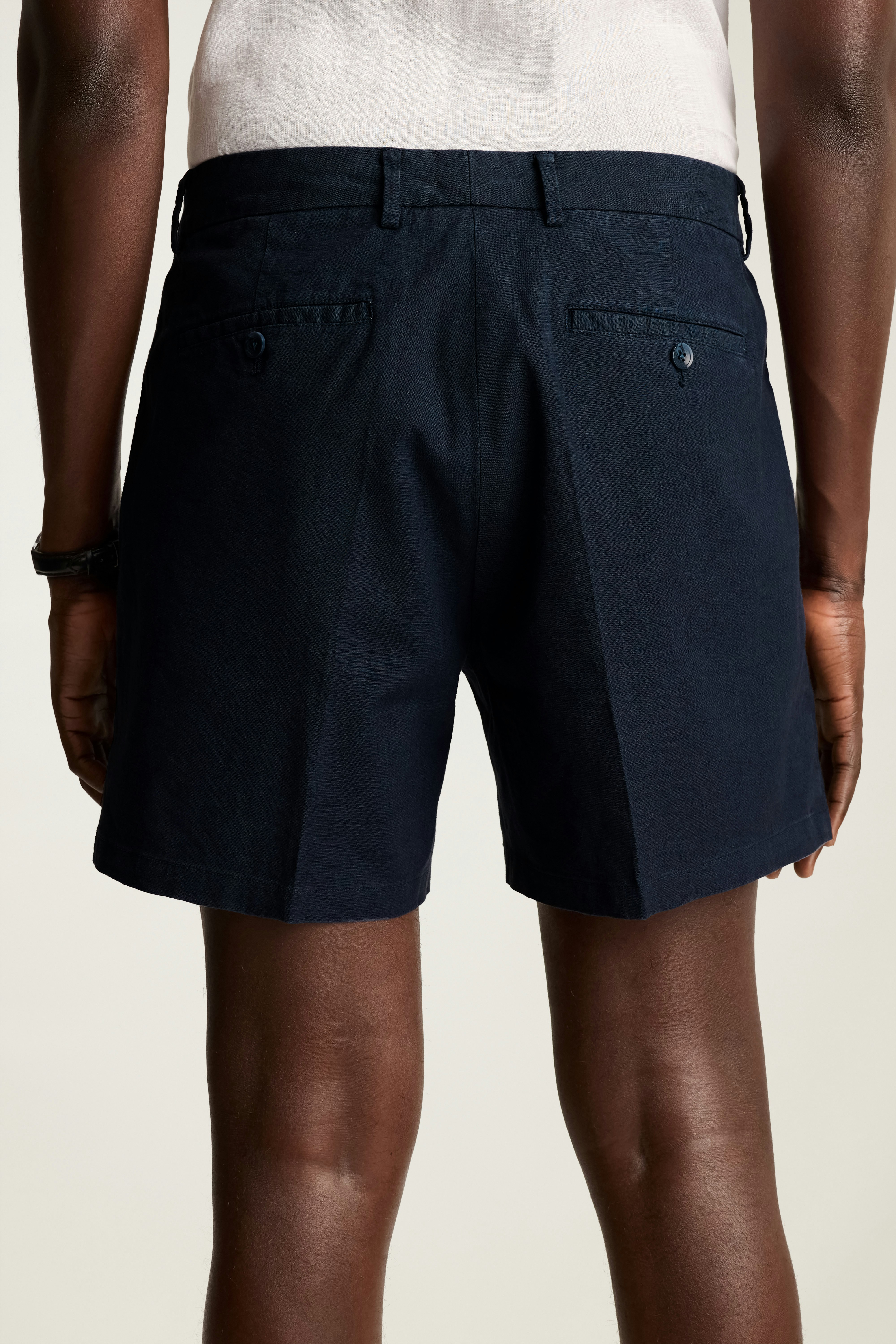 Coastal Linen Short navy blue