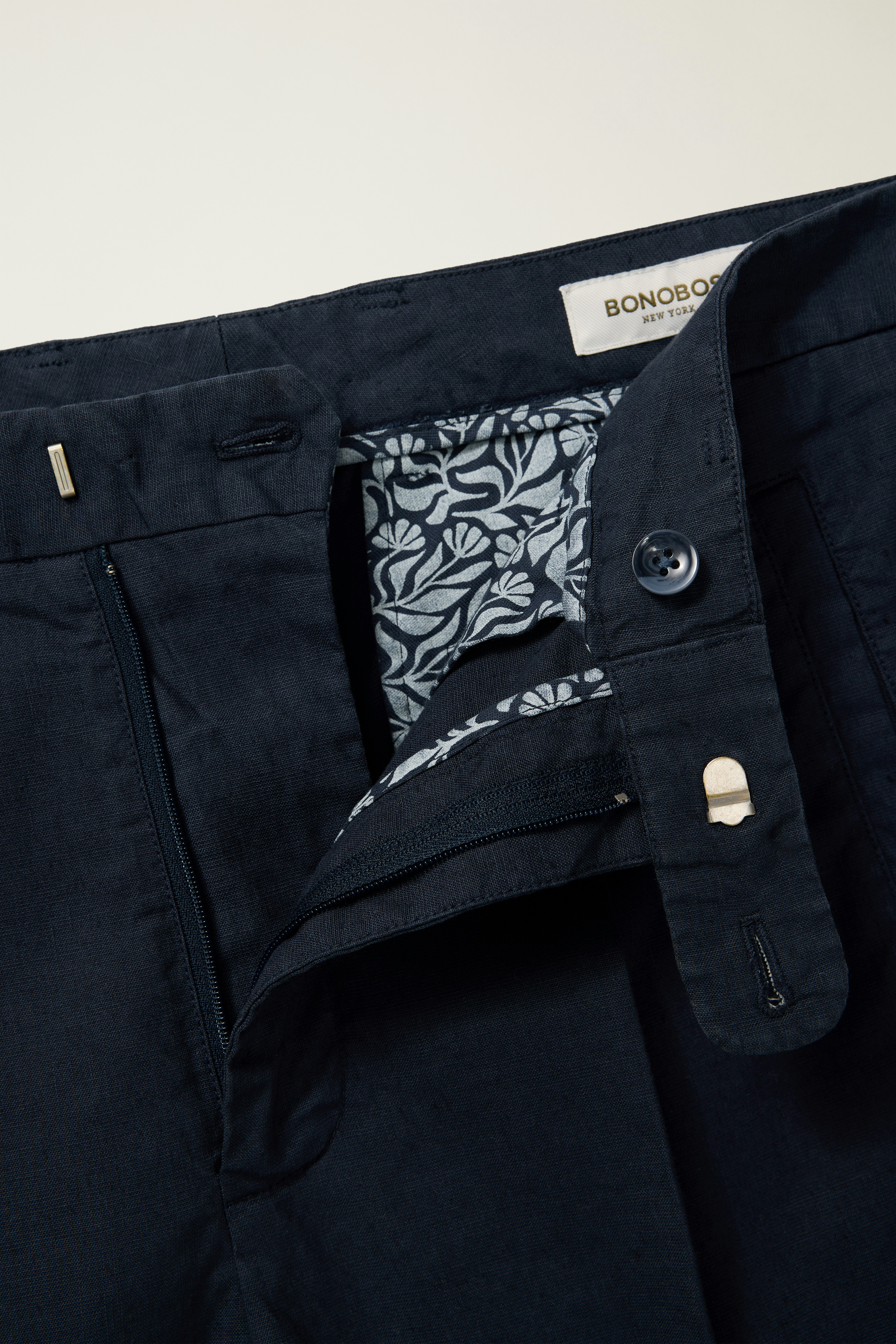 Coastal Linen Short navy blue