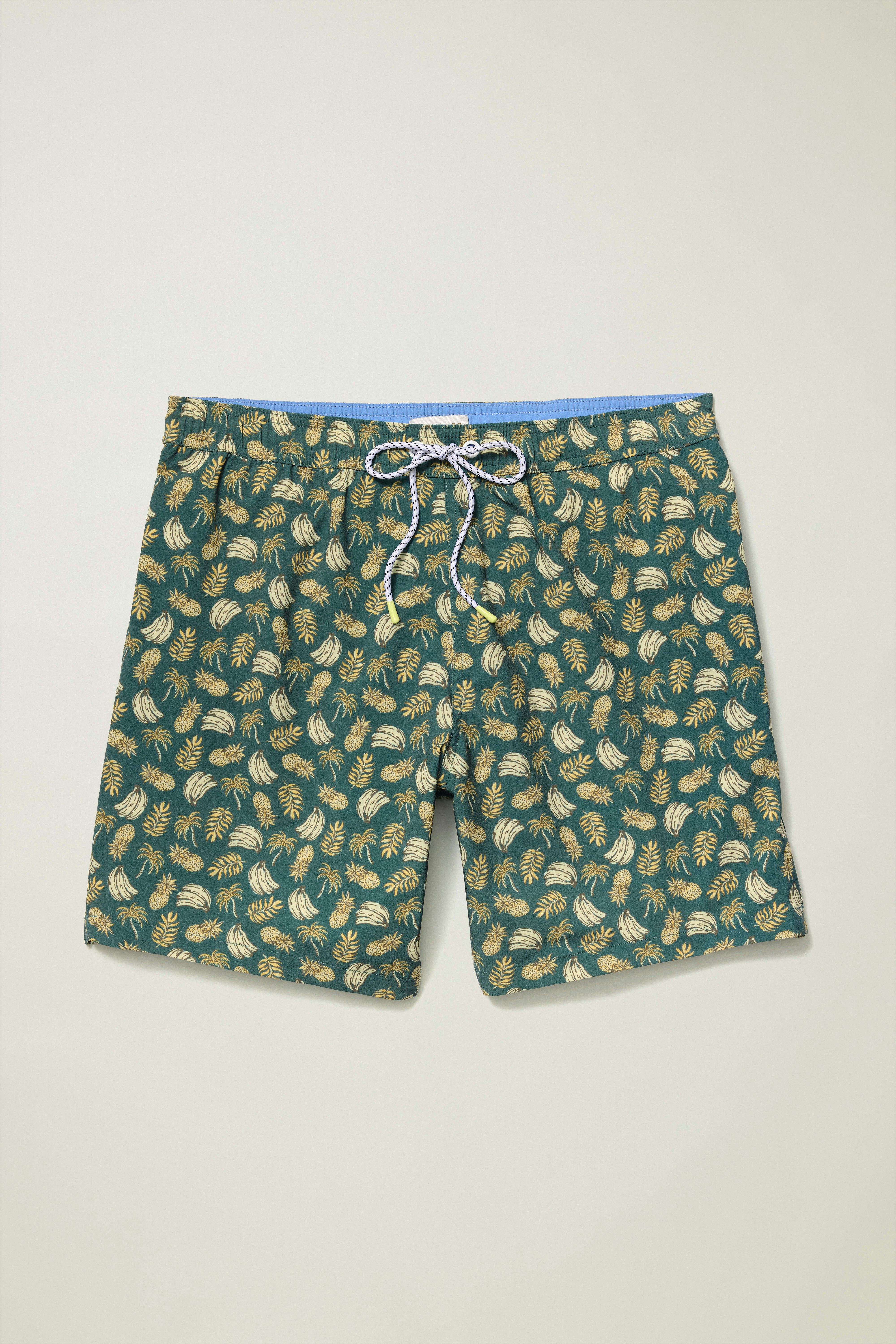 Riviera Swim Trunks green banana bliss