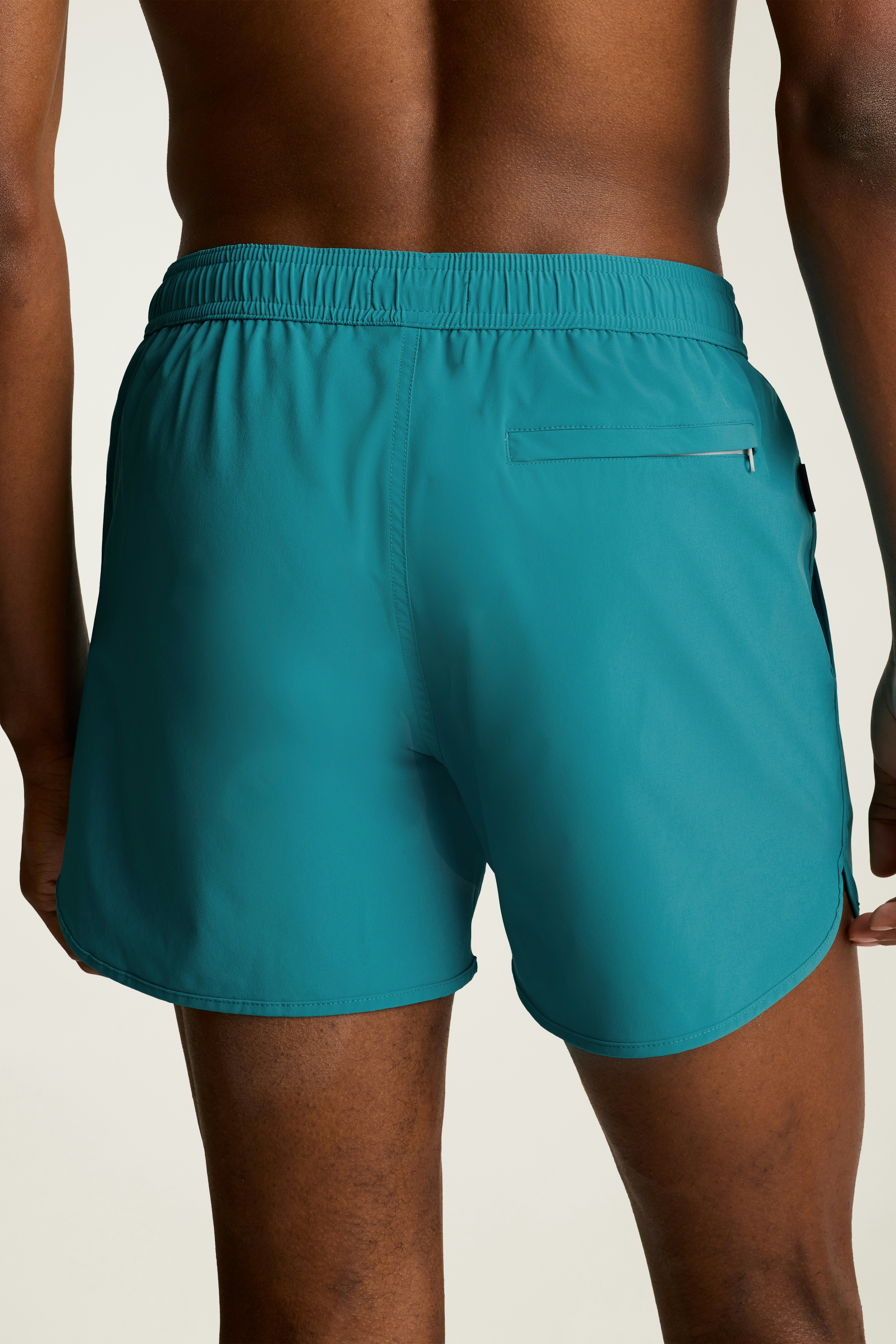 Throwback Swim Trunks tahitian teal