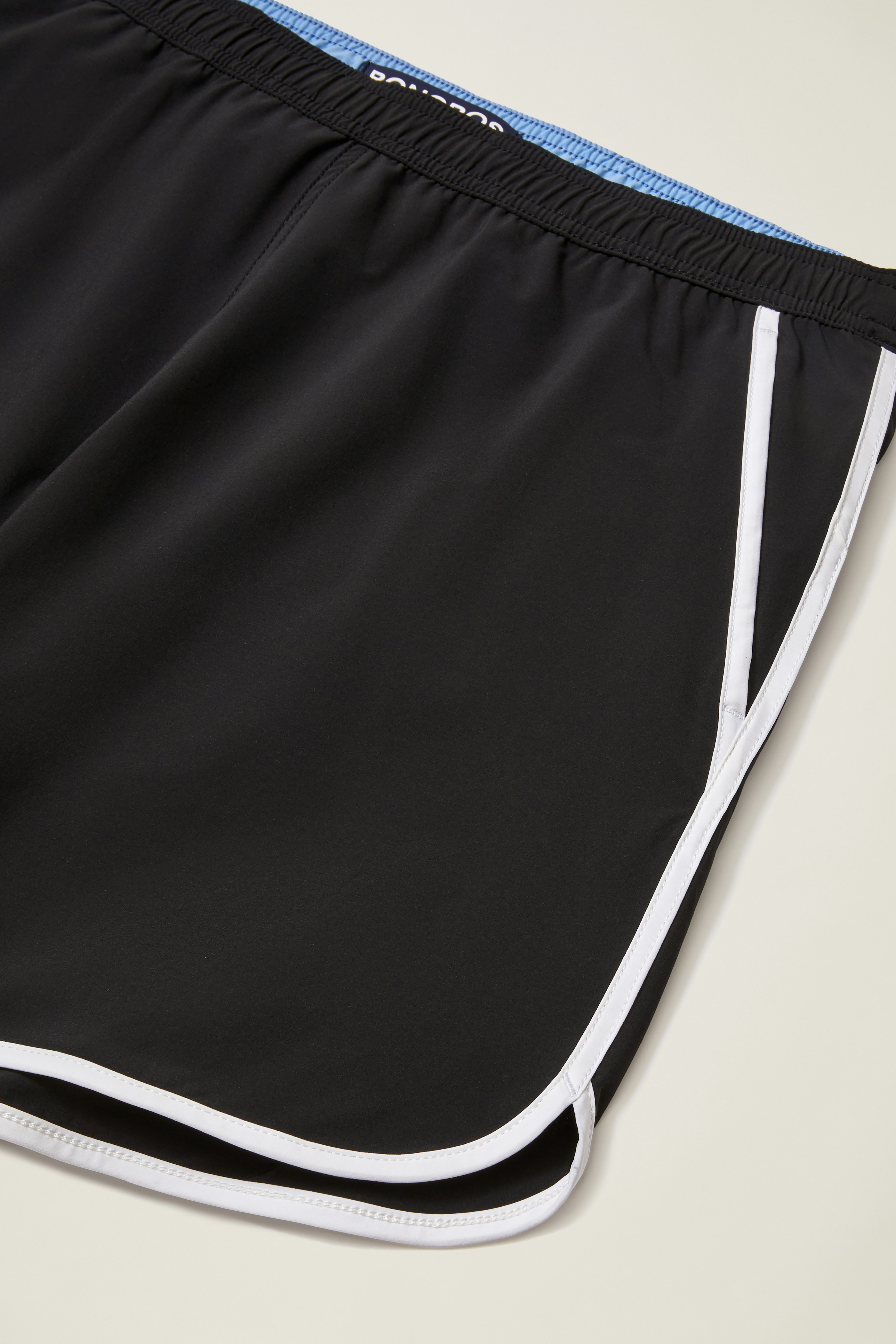 Throwback Swim Trunks jet black