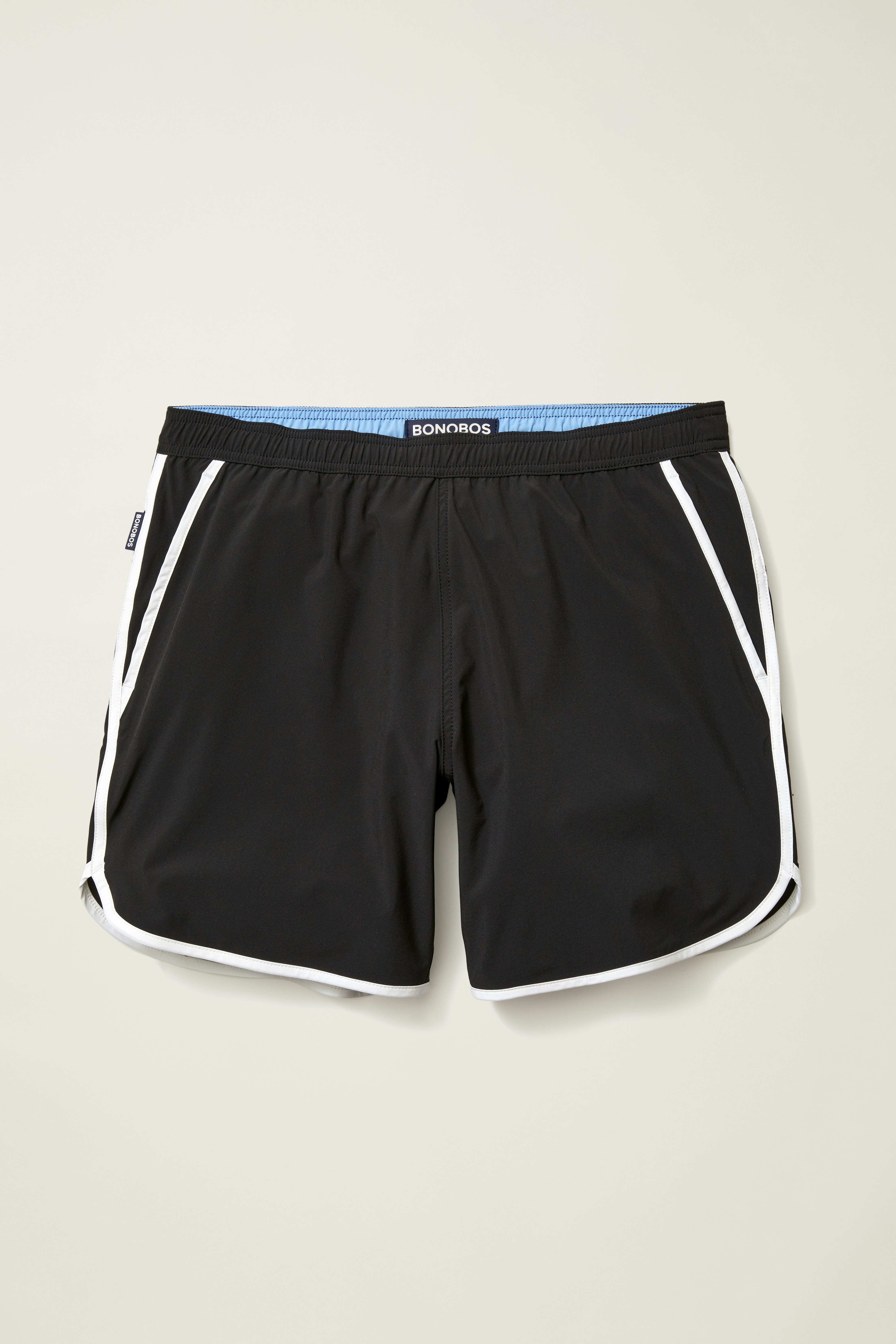 Throwback Swim Trunks jet black