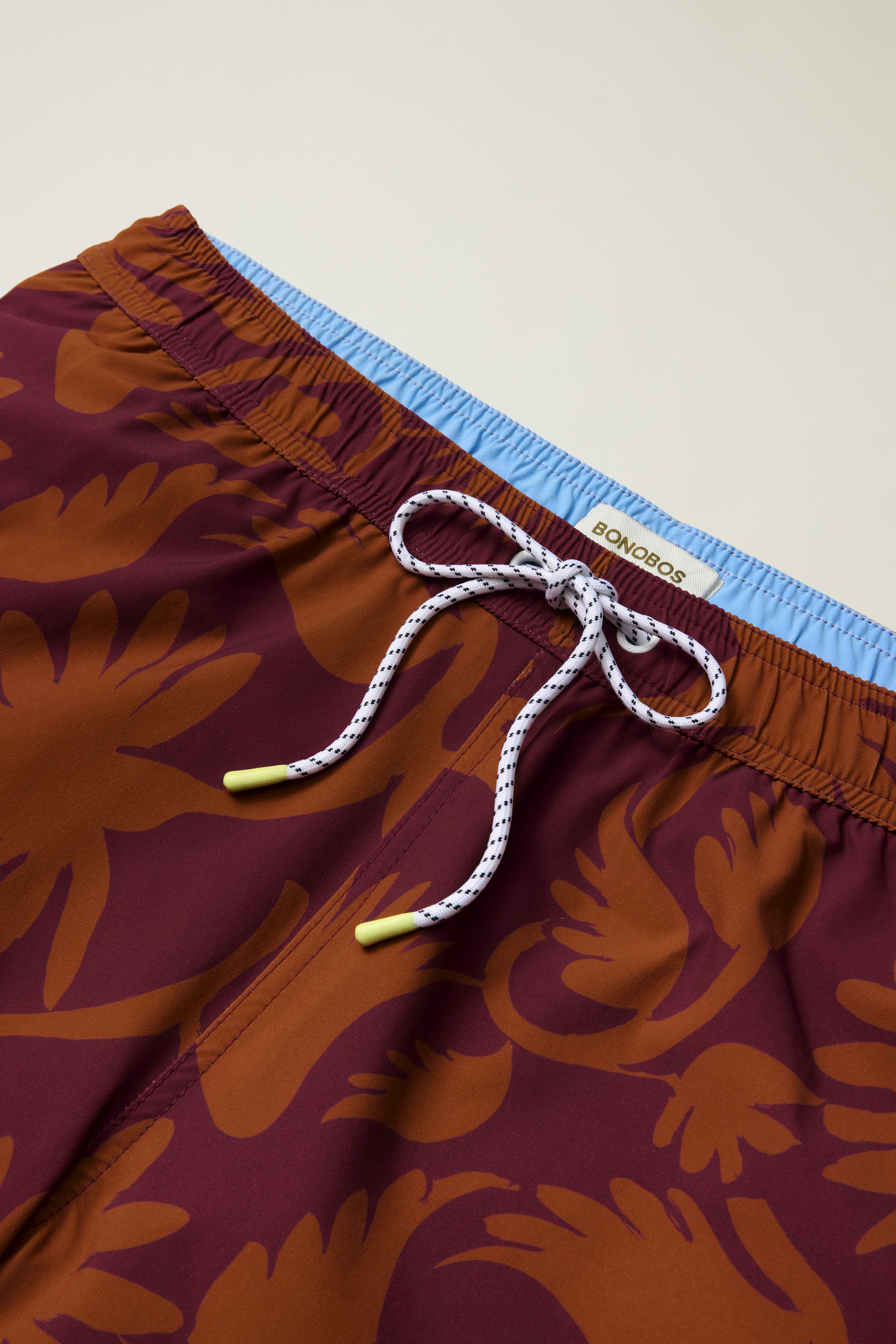Riviera Swim Trunks auburn floral