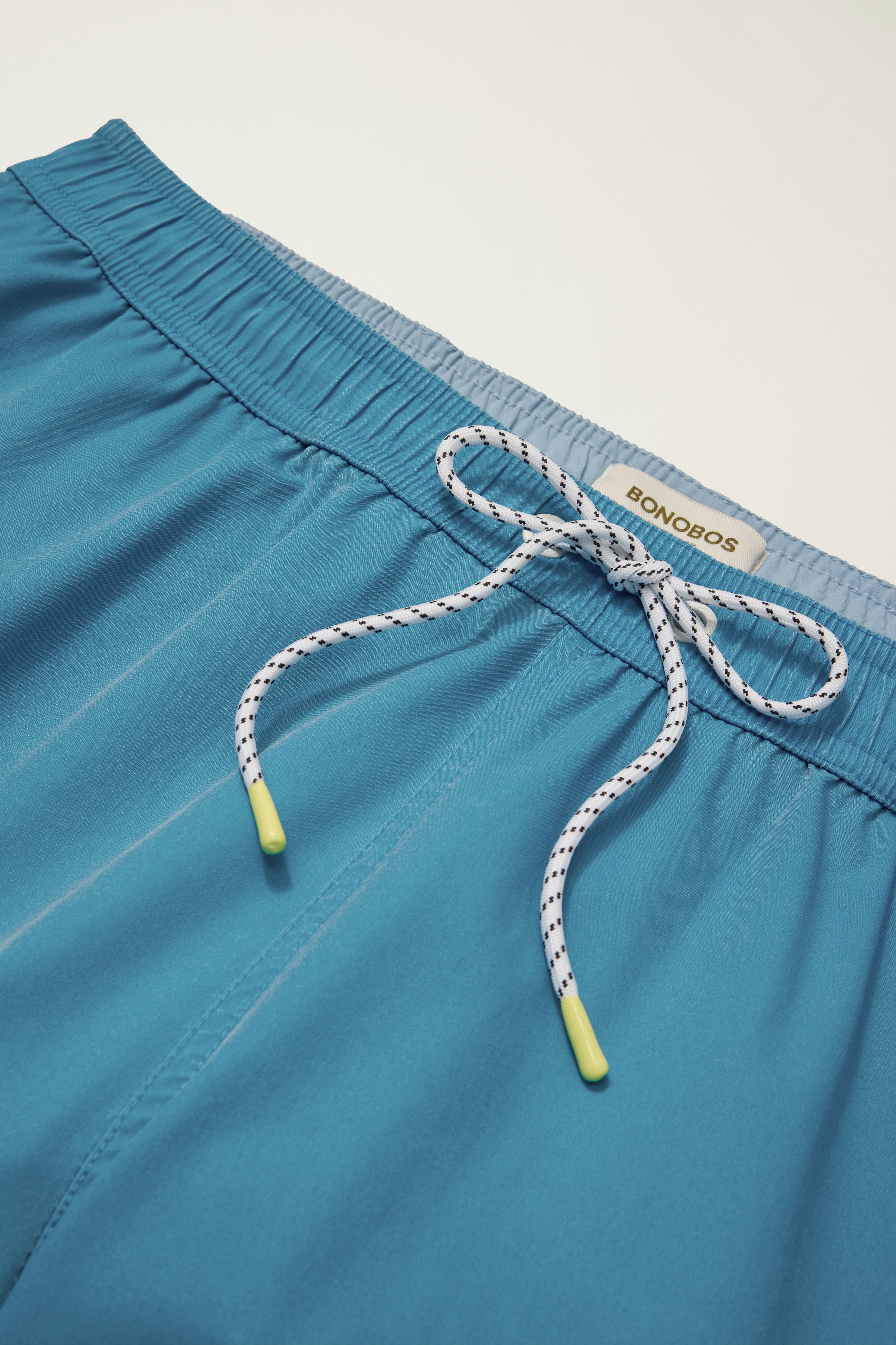 Riviera Swim Trunks sun faded sea blue