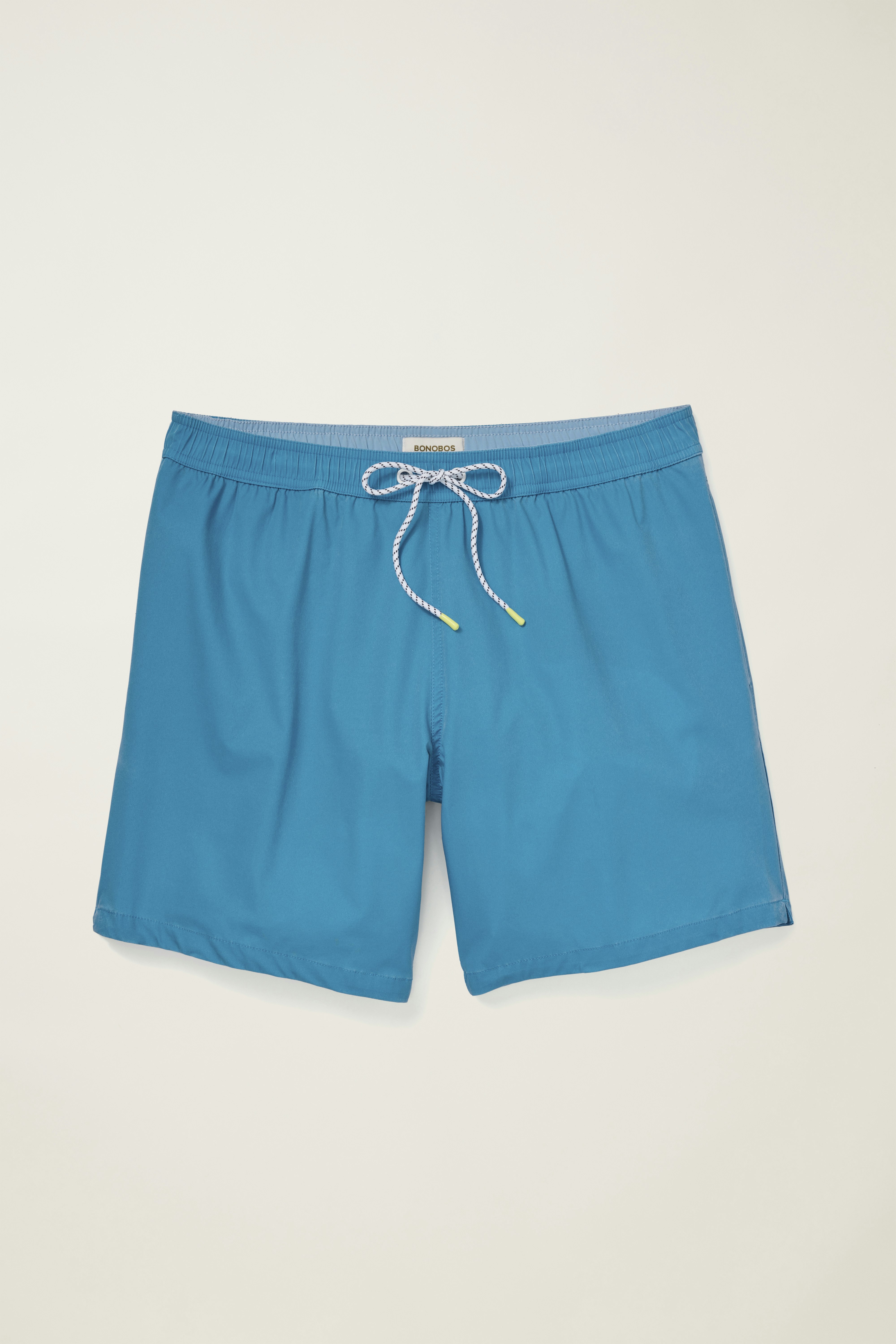 Riviera Swim Trunks sun faded sea blue