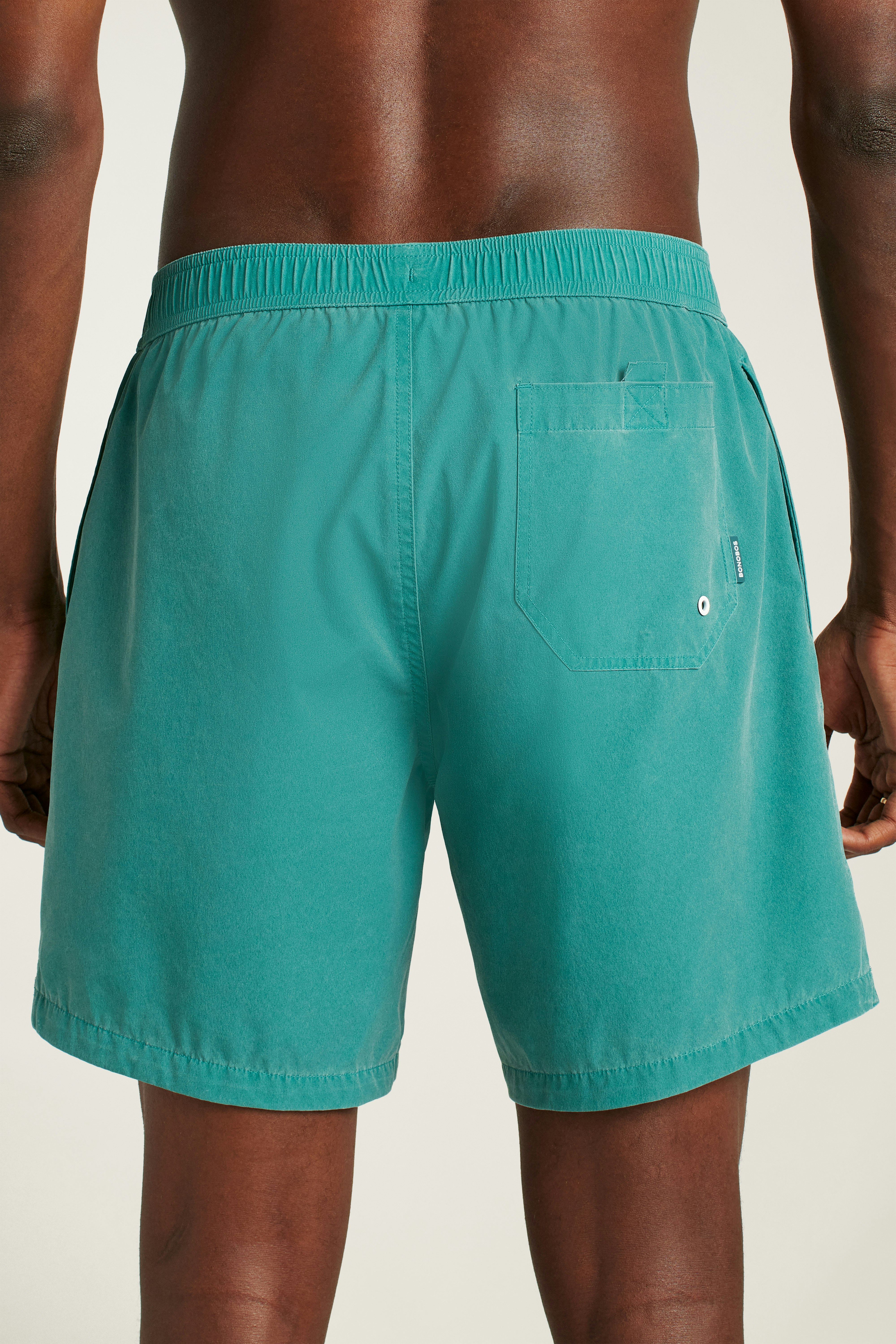 Sun Faded Riviera Swim Trunks sun faded teal