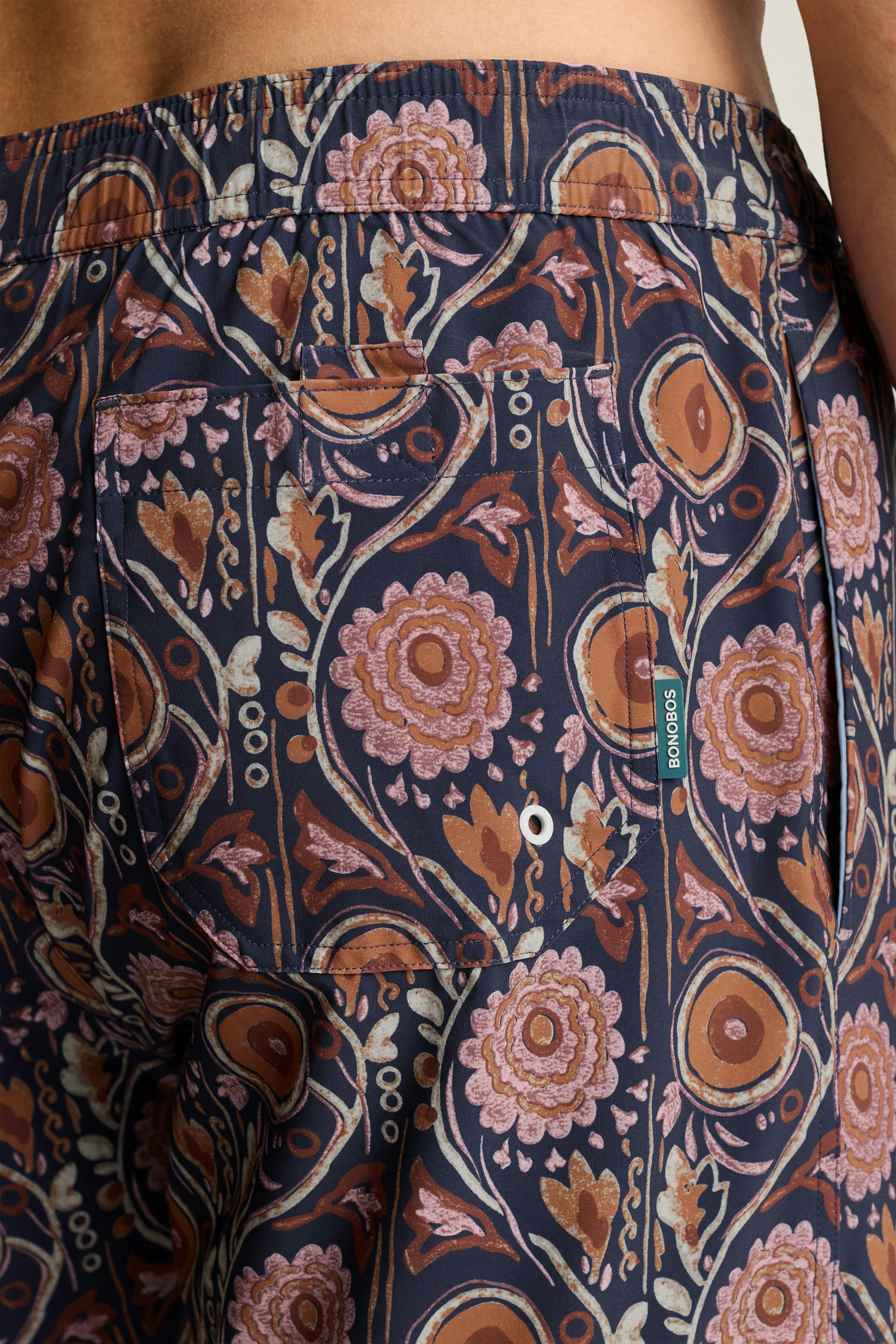 Riviera Swim Trunks jasper floral