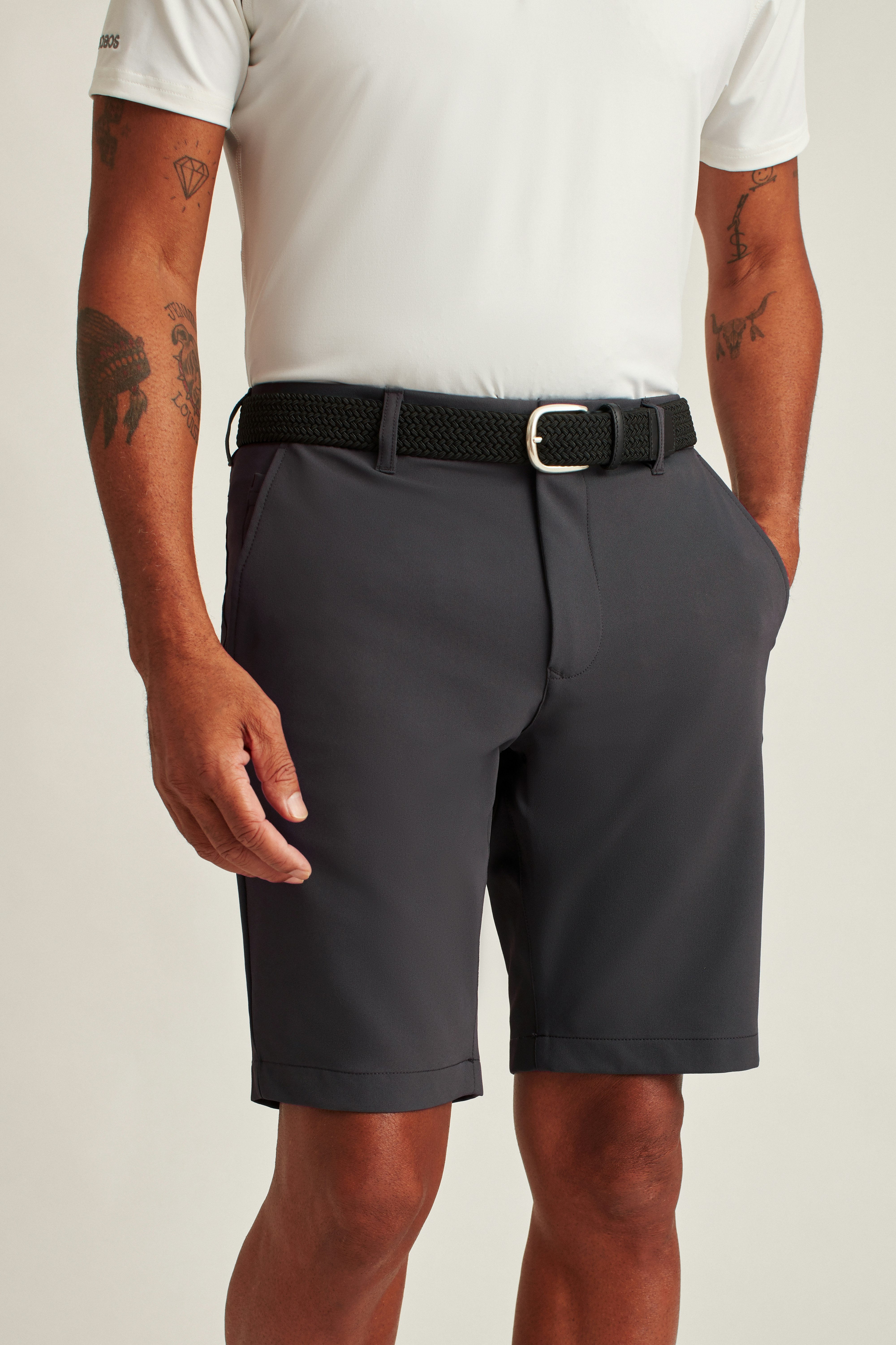 Highland Tour Golf Shorts charcoal