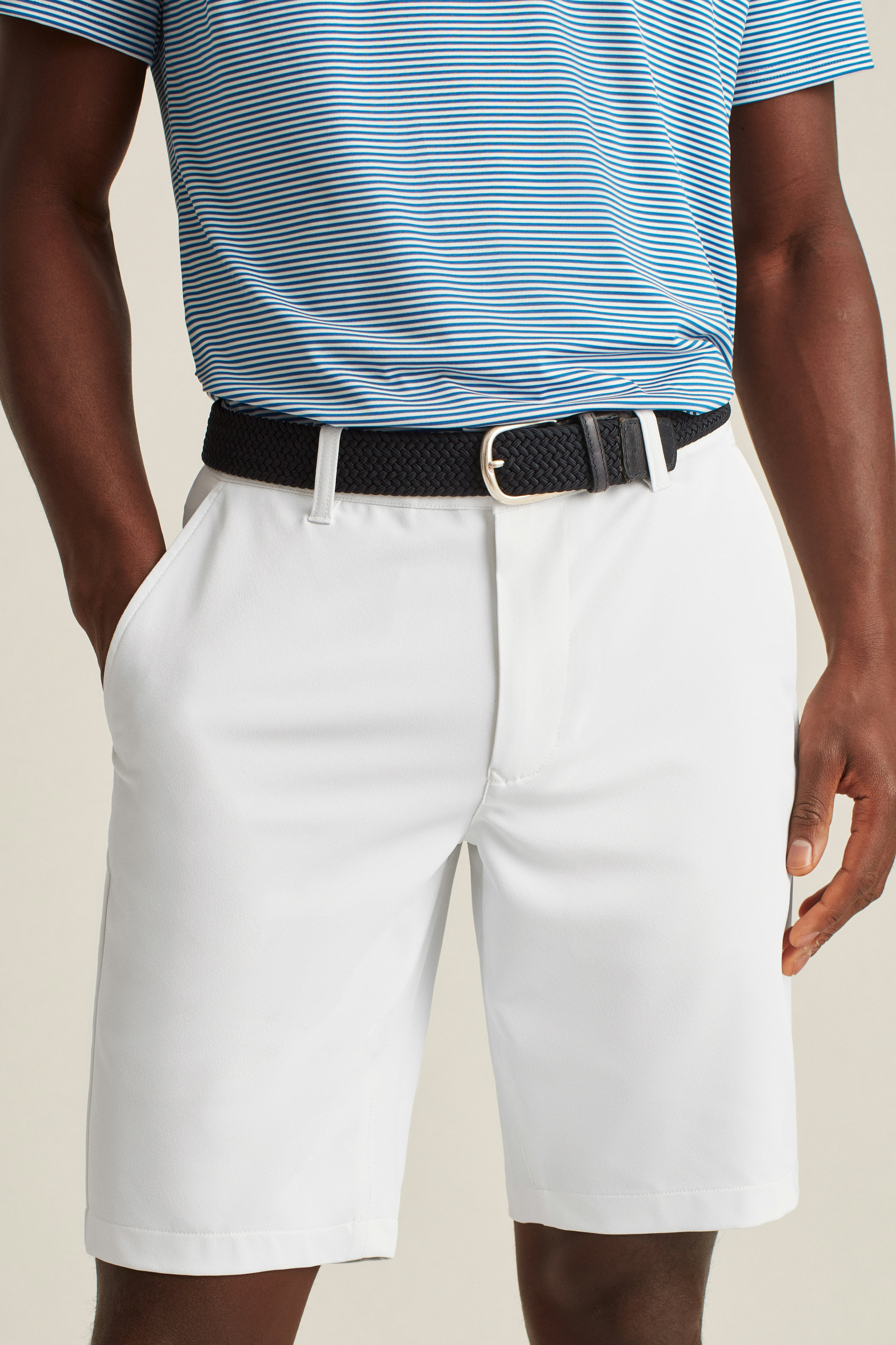 Highland Tour Golf Shorts brilliant white